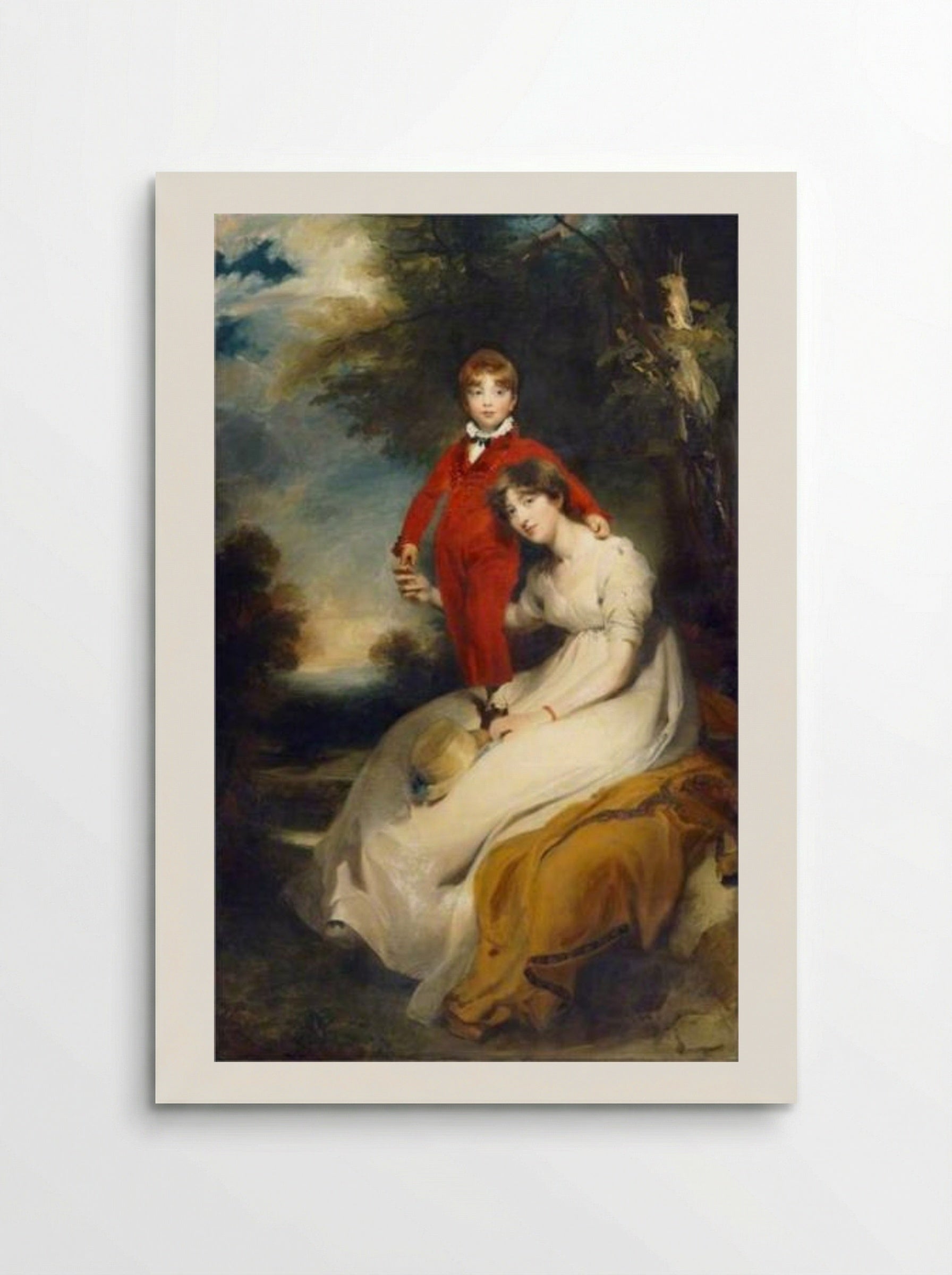 Mrs Charles Thellusson, née Sabine Robarts, and Her Son, Charles Thellusson - Sir Thomas Lawrence - Poster