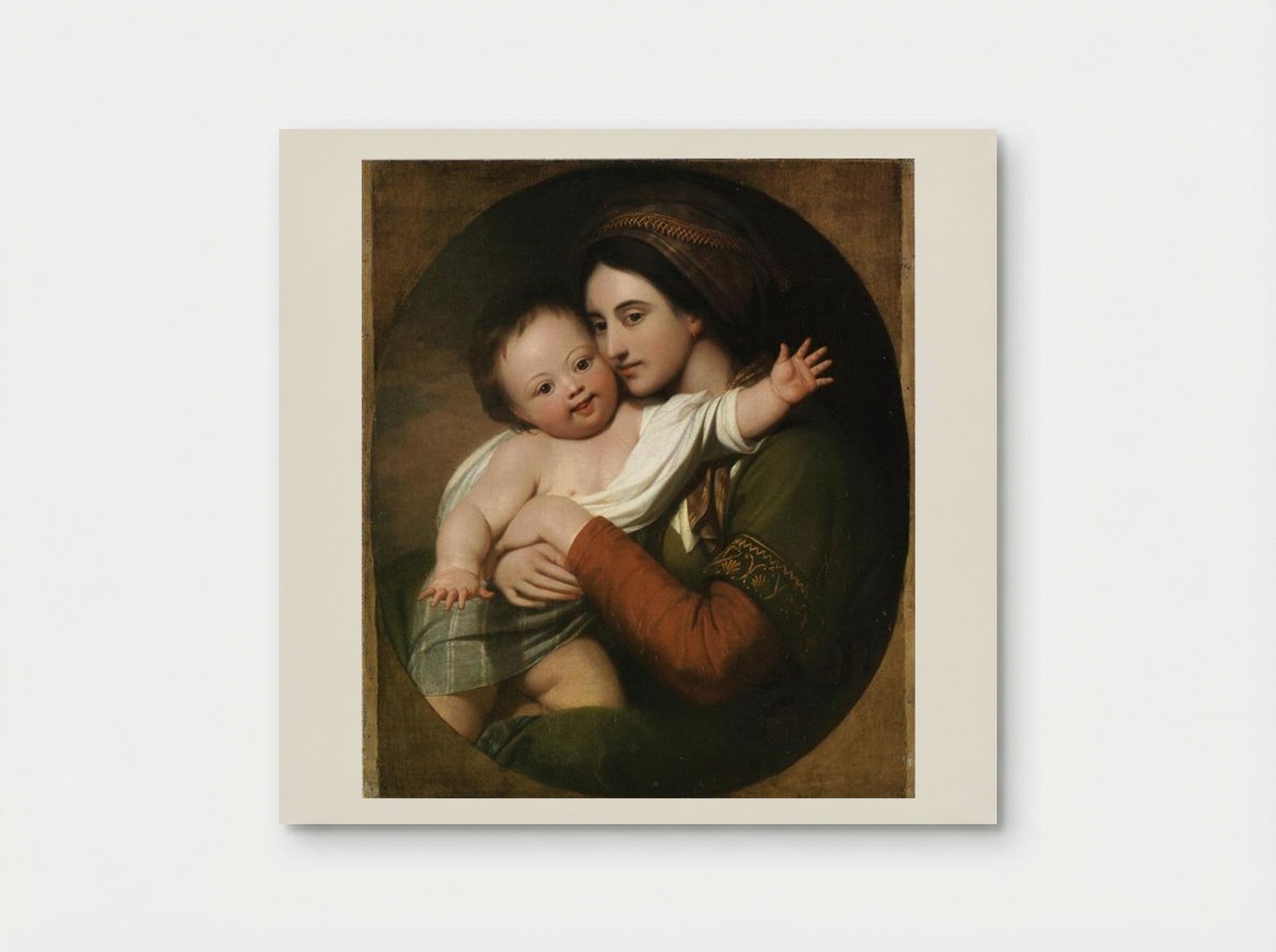 Mrs. Benjamin West and Her Son Raphael - Benjamin West - Poster