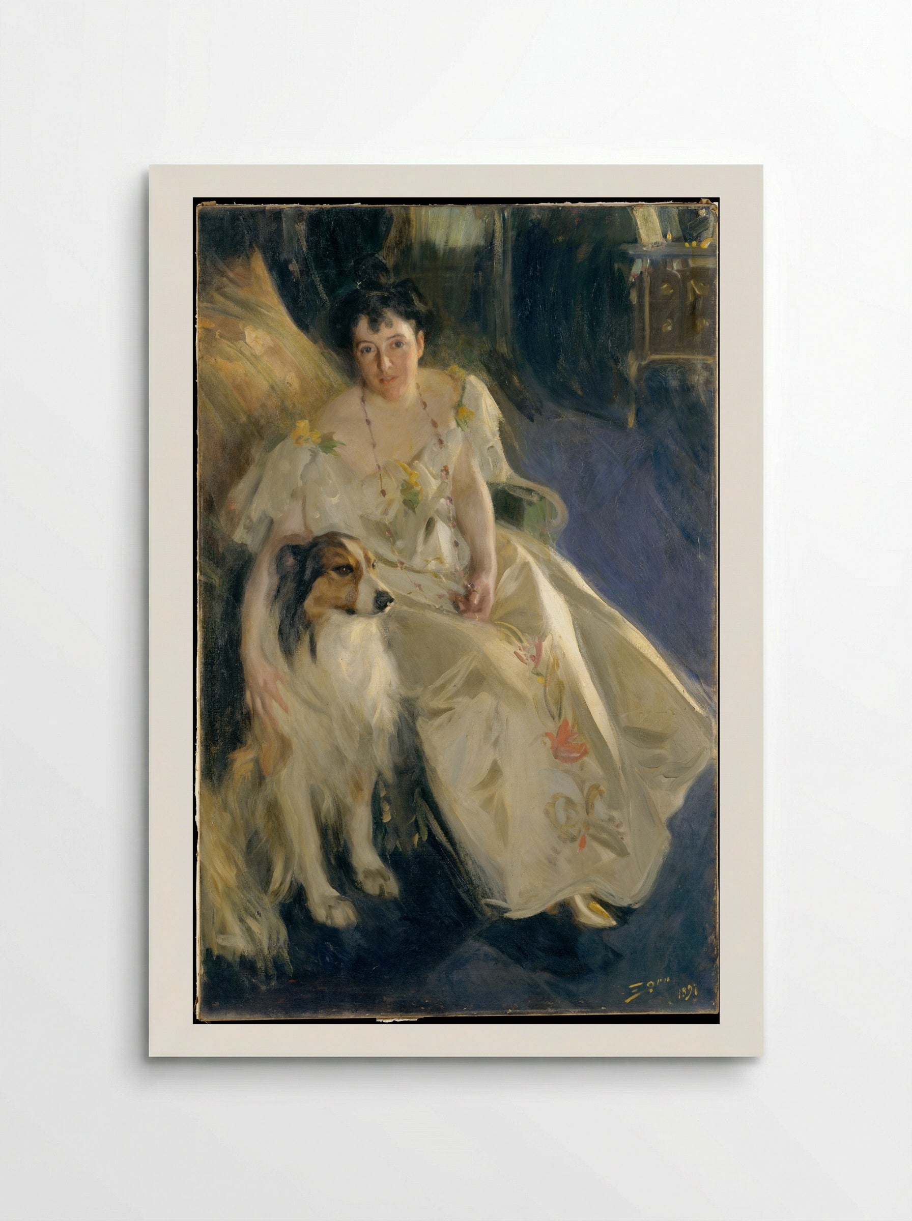 Mrs. Walter Rathbone Bacon (Virginia Purdy Barker) - Anders Zorn - Poster