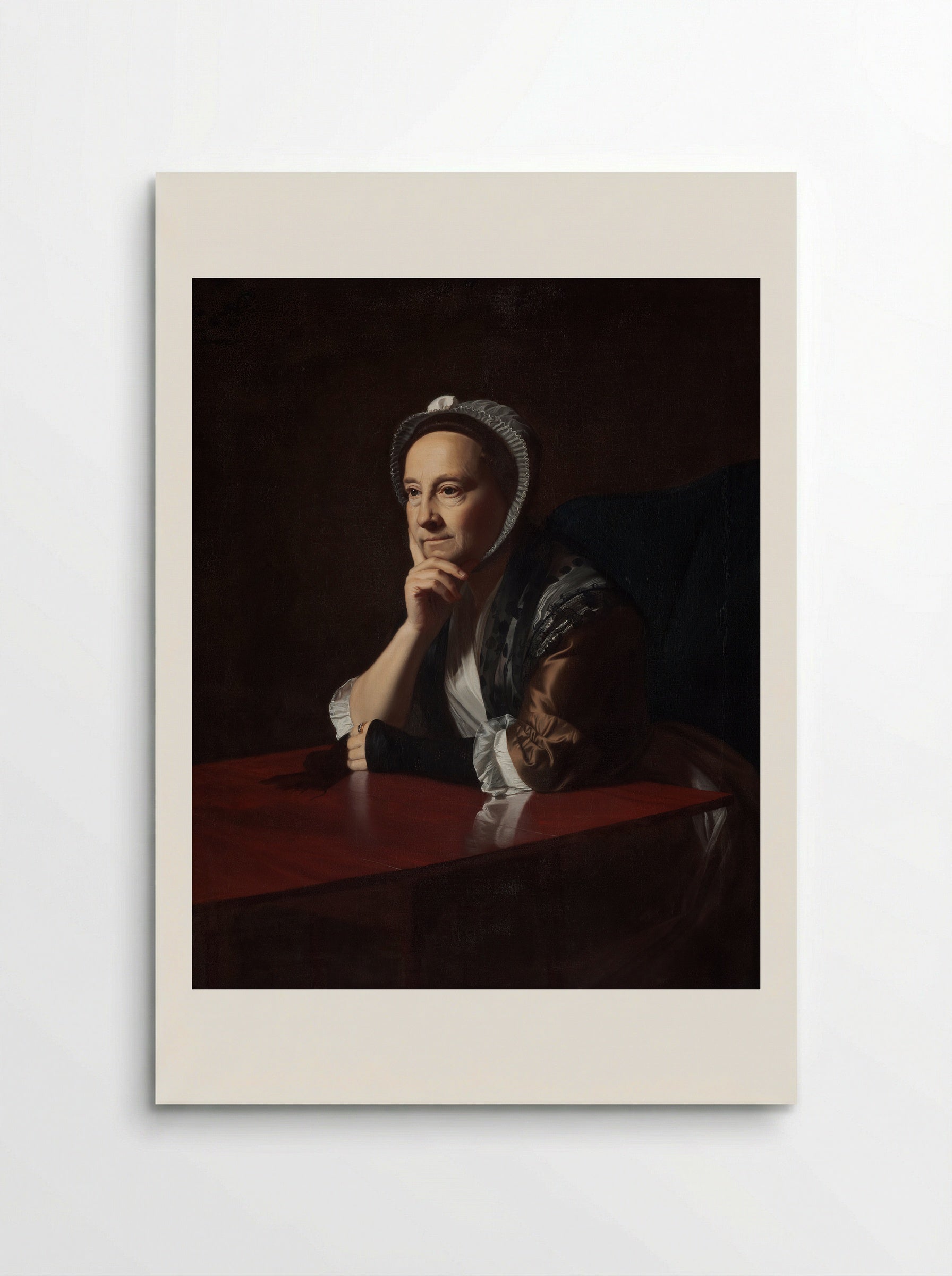 Mrs. John Winthrop (Hannah Fayerweather) - John Singleton Copley - Poster