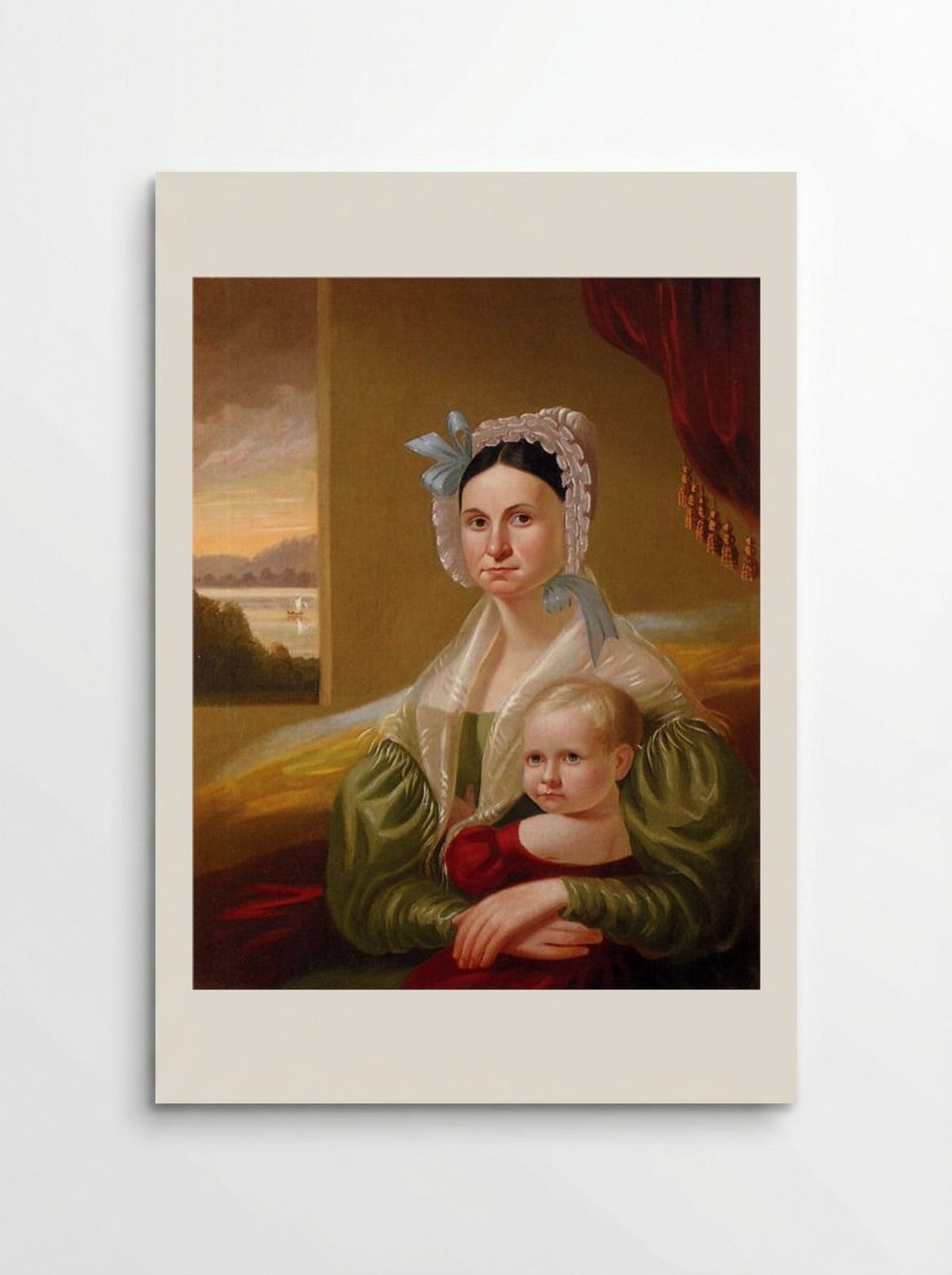 Mrs. David Steele Lamme and Son, William Wirt - George Caleb Bingham - Poster