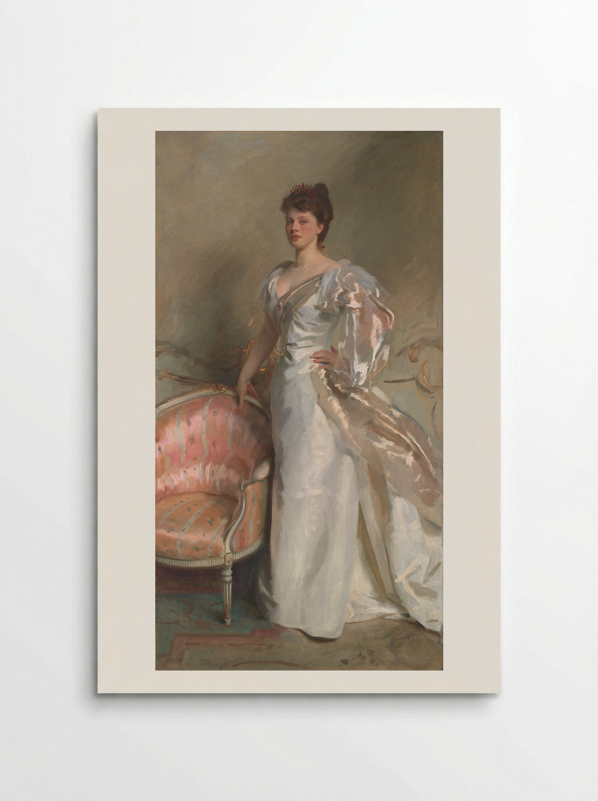 Mrs. George Swinton (Elizabeth Ebsworth) - John Singer Sargent - Poster