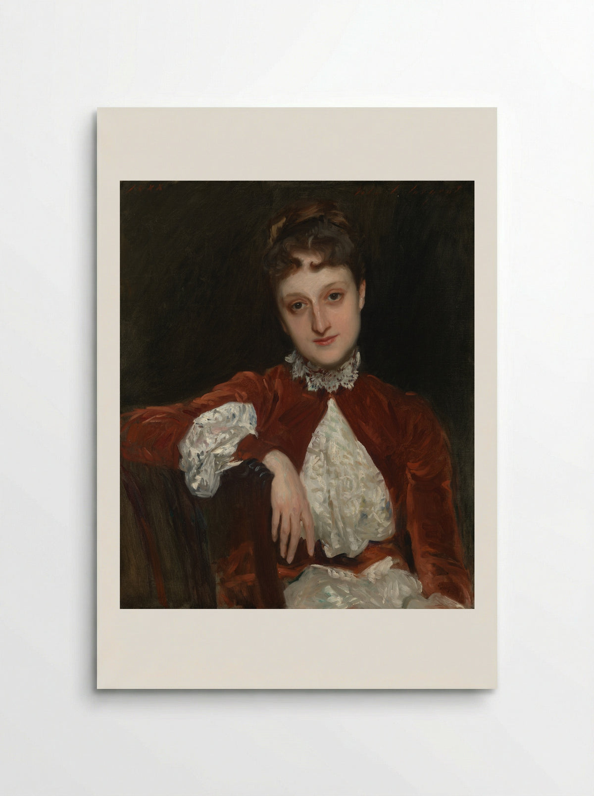 Mrs. Charles Deering (Marion Denison Whipple) - John Singer Sargent - Poster