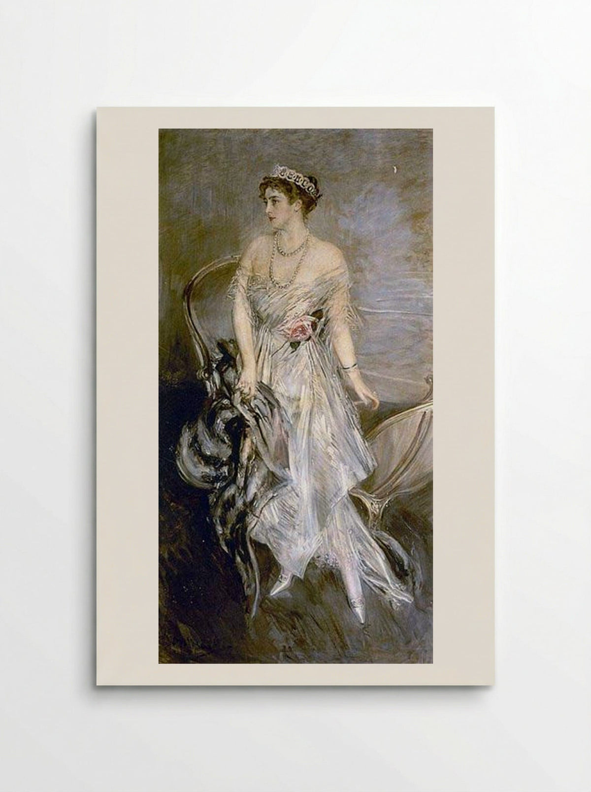 Mrs. Leeds, the later Princess Anastasia of Greece (and Denmark) - Giovanni Boldini - Poster