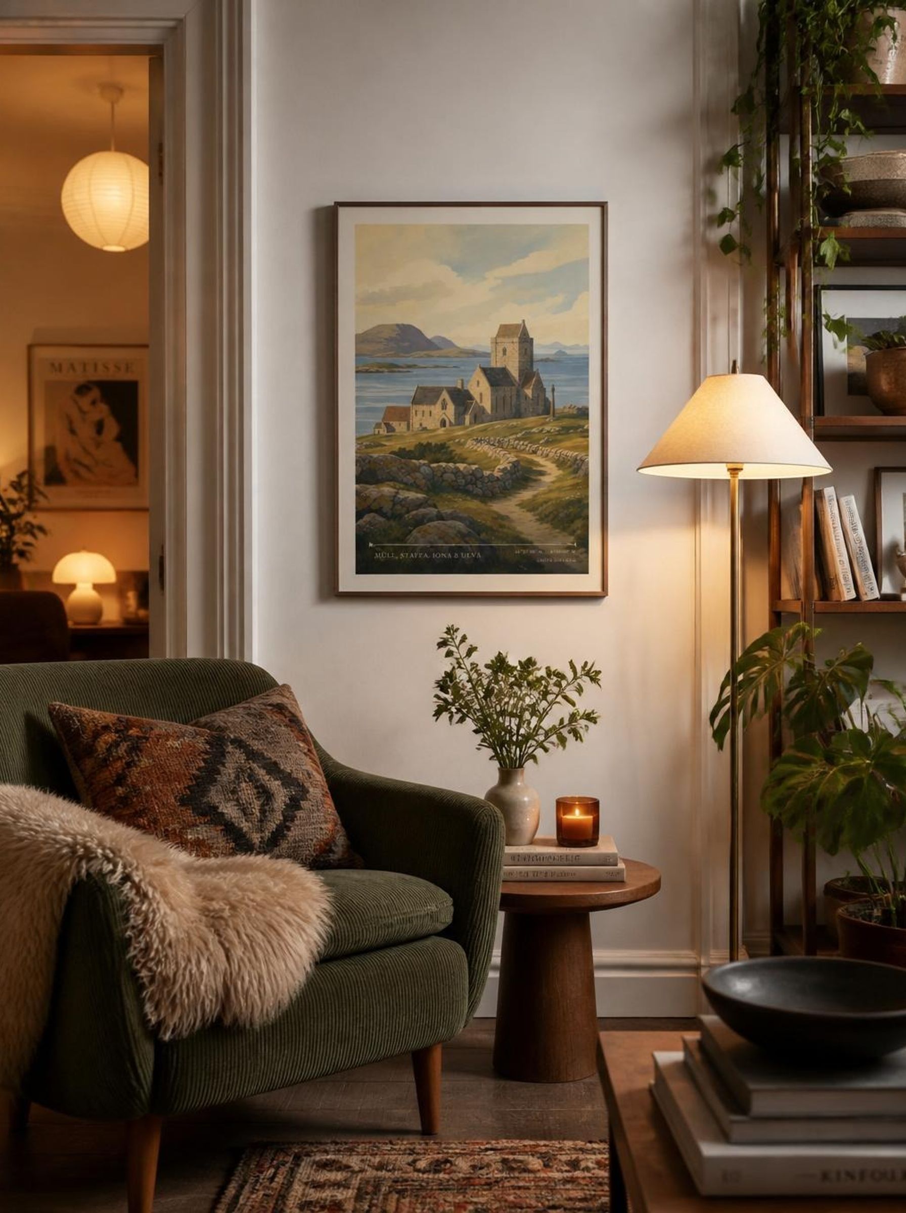 Mull, Staffa, Iona & Ulva United Kingdom Travel Poster - Lifestyle