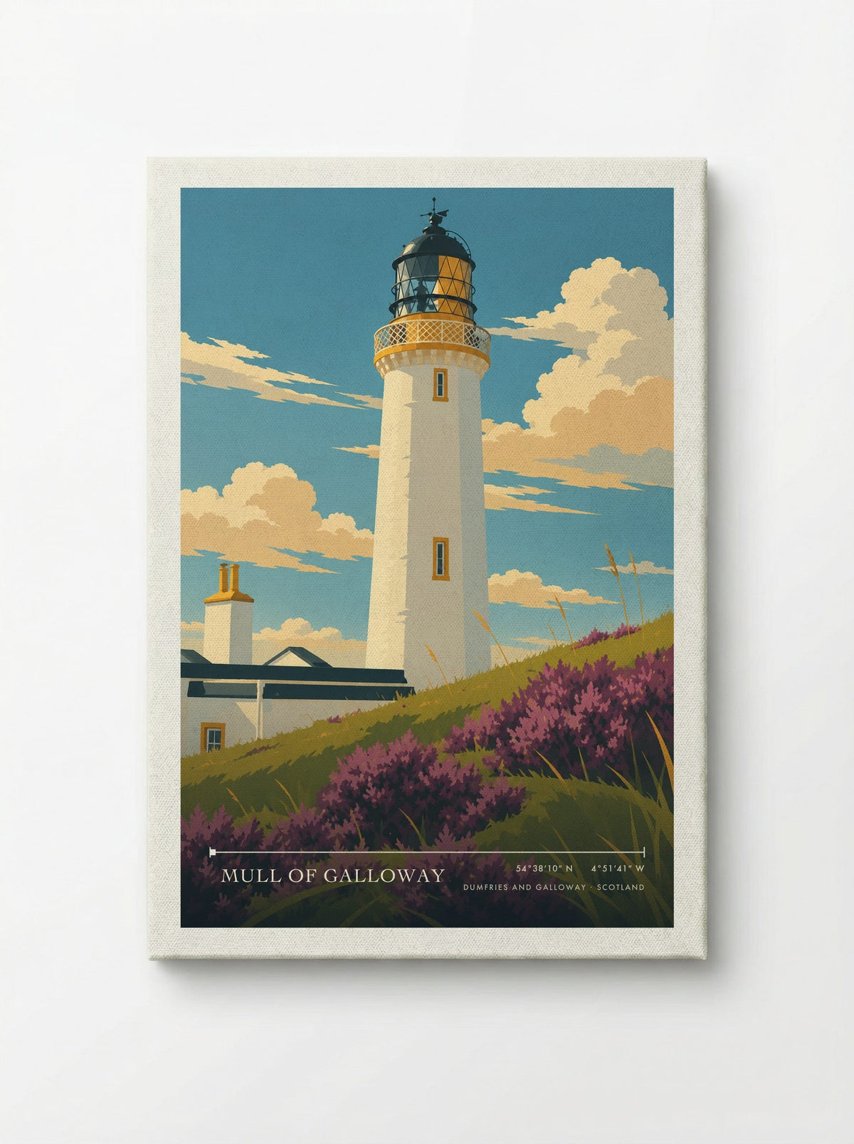 Mull of Galloway, Dumfries and Galloway | Travel Poster - Canvas