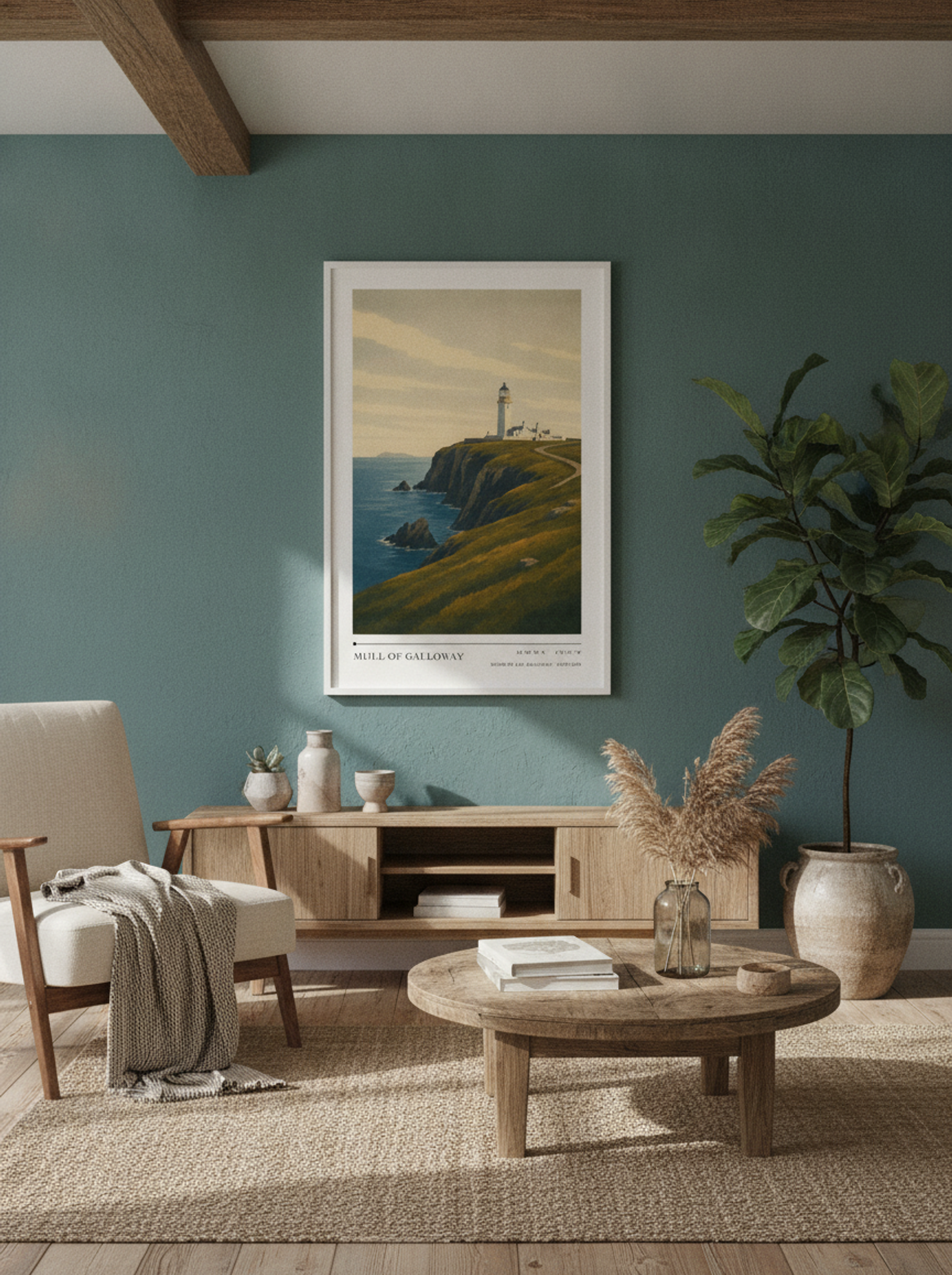 Mull of Galloway Travel Poster - Lifestyle