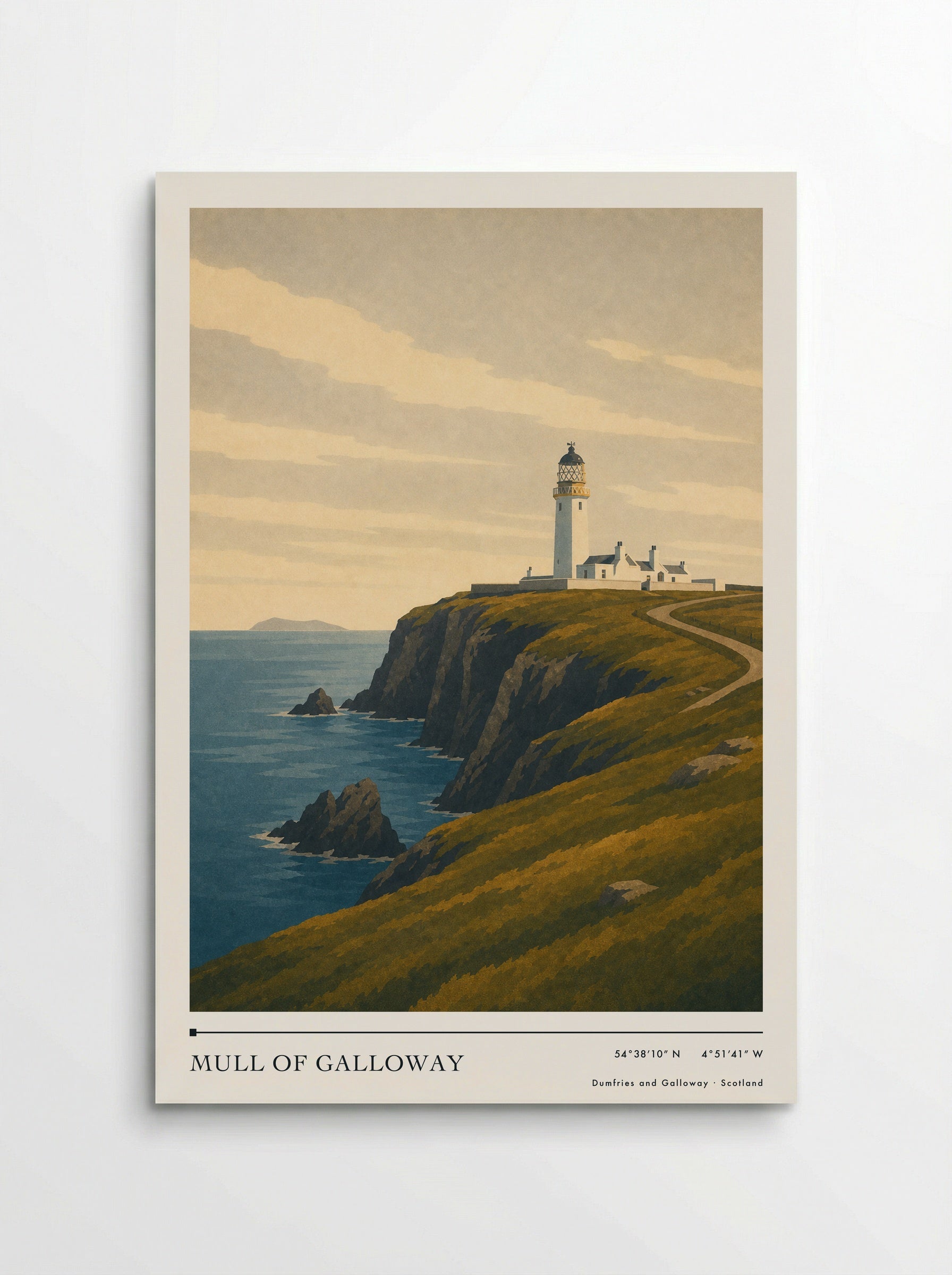 Mull of Galloway Travel Poster - Poster