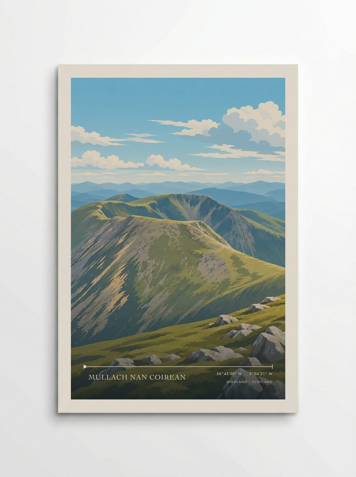 Mullach nan Coirean, Highland | Travel Poster - Poster
