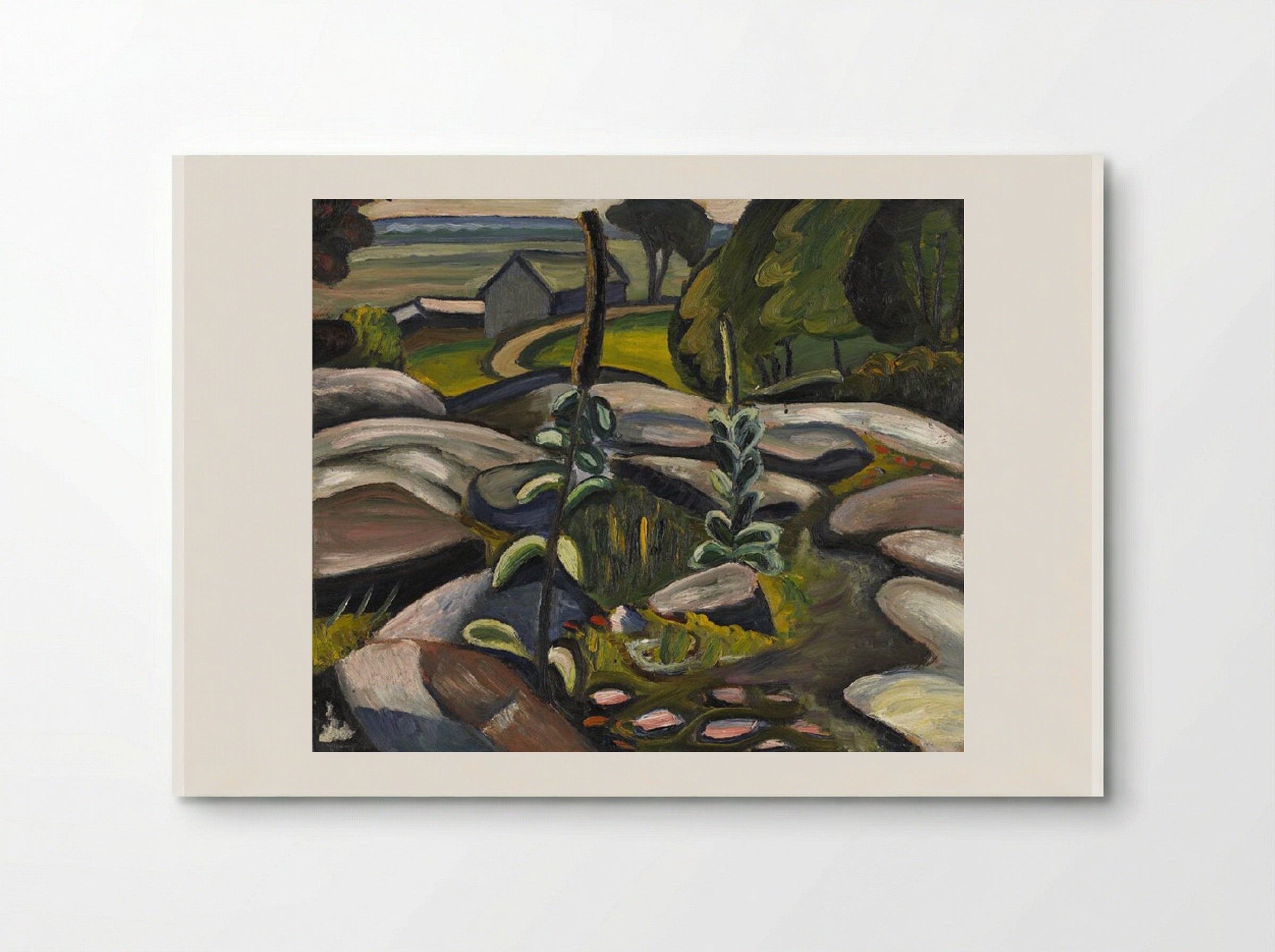 Mulleins and Rocks - Prudence Heward - Poster