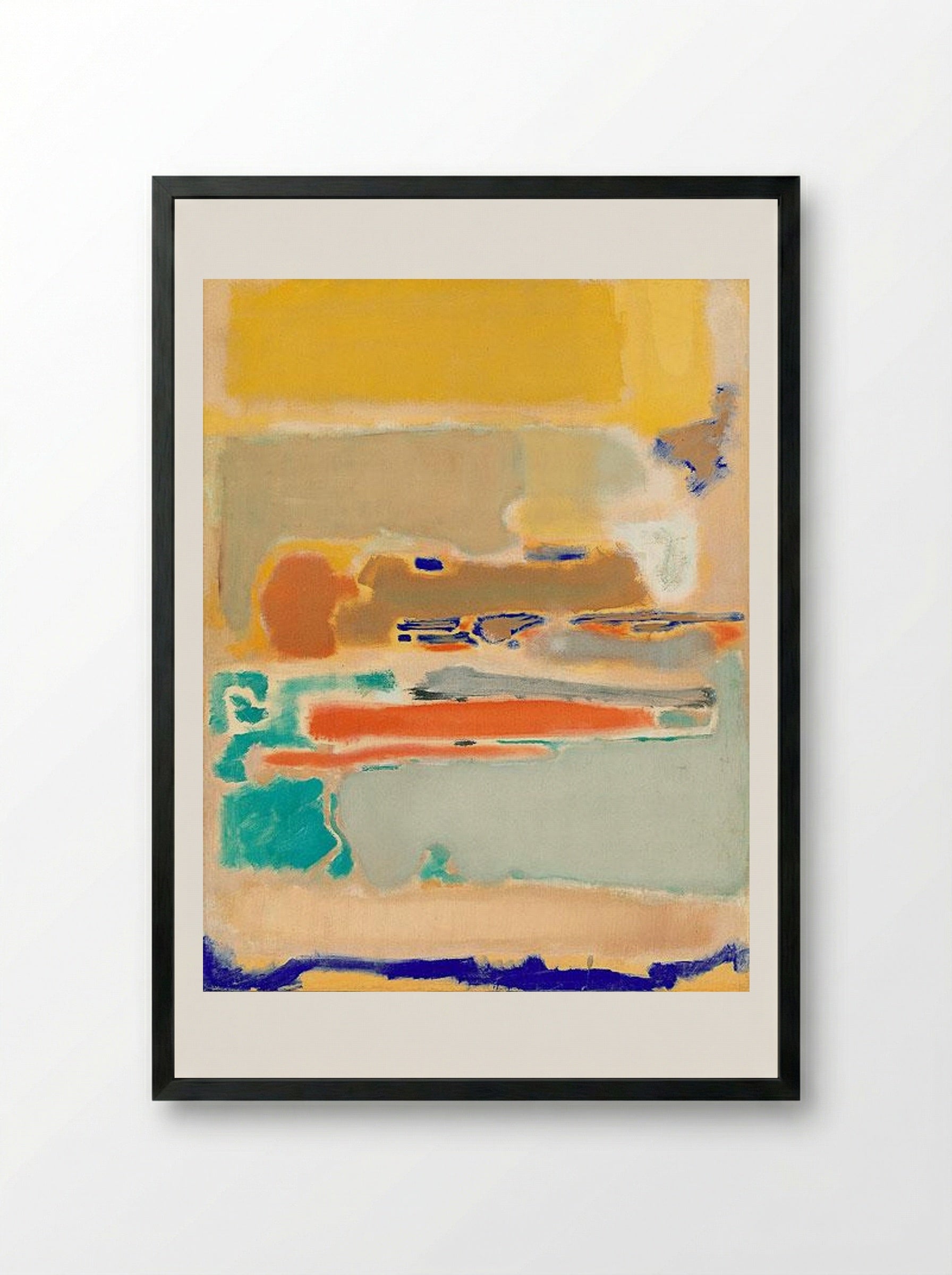 Multiform - Mark Rothko - Framed Print Black