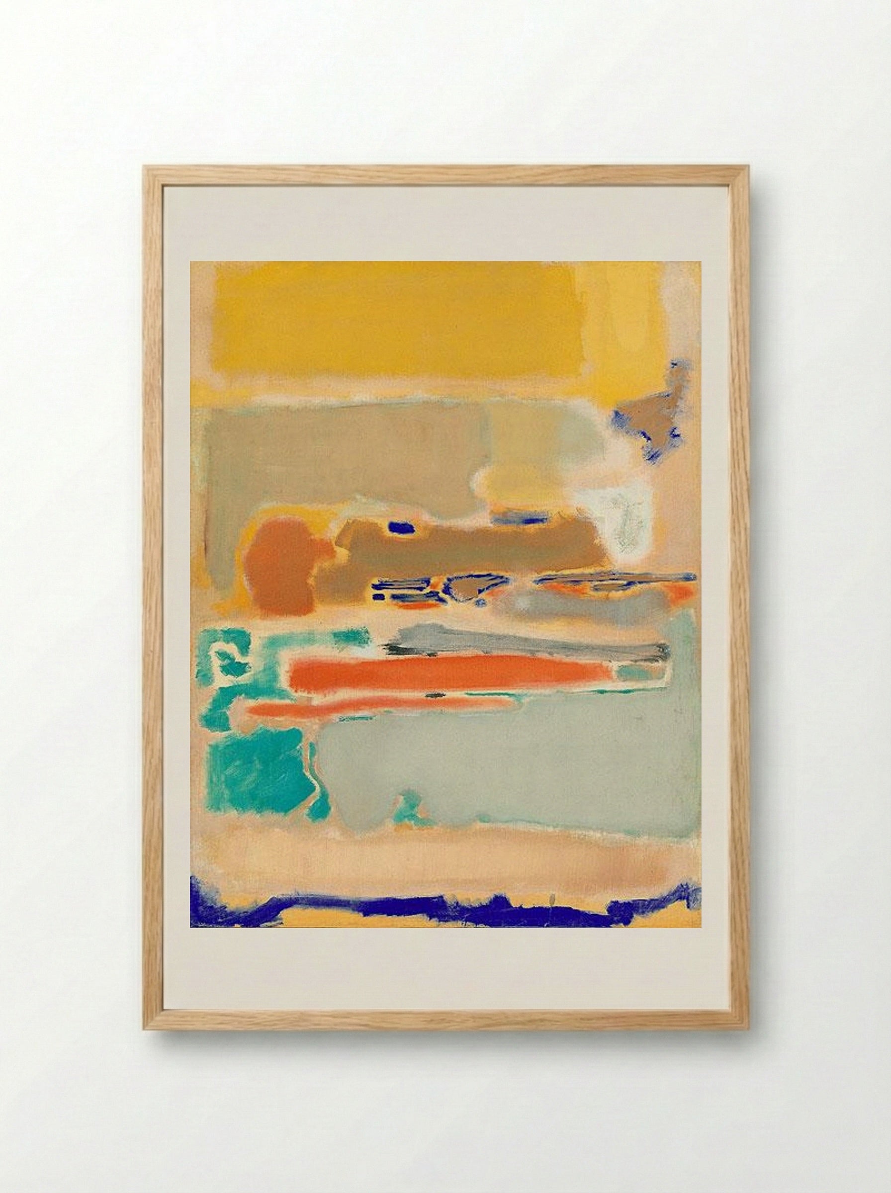 Multiform - Mark Rothko - Framed Print Wood