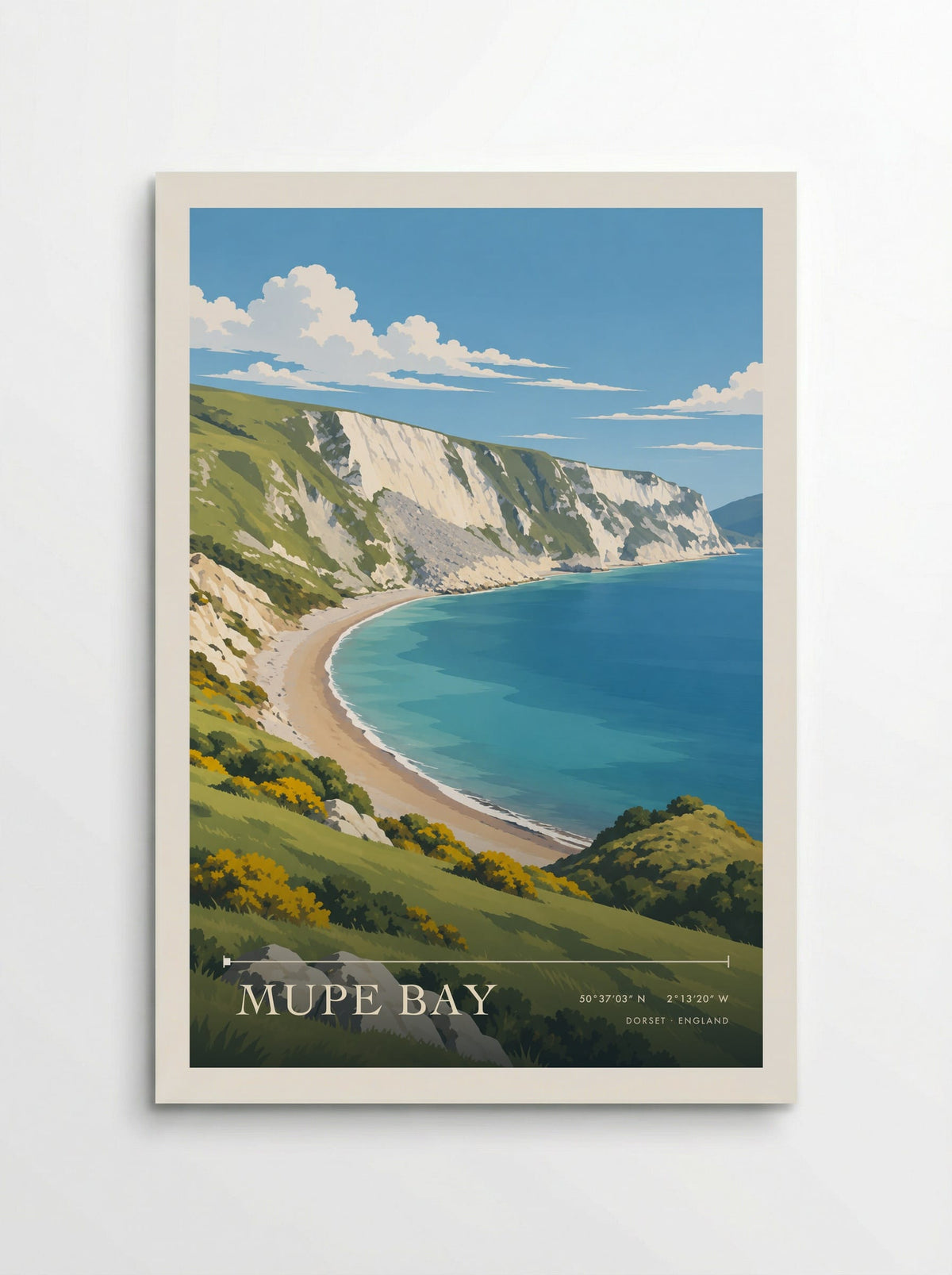 Mupe Bay, Dorset | Travel Poster - Poster