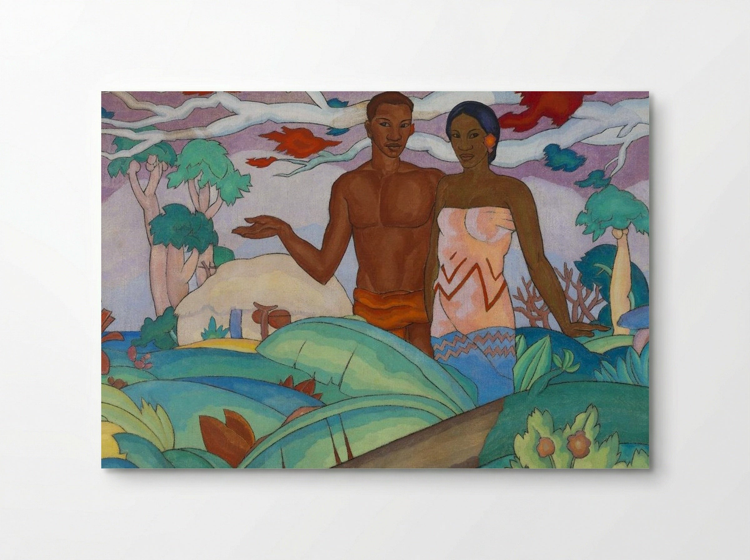 Mural (Figures in a Tropical Setting) - Arman Manookian - Poster