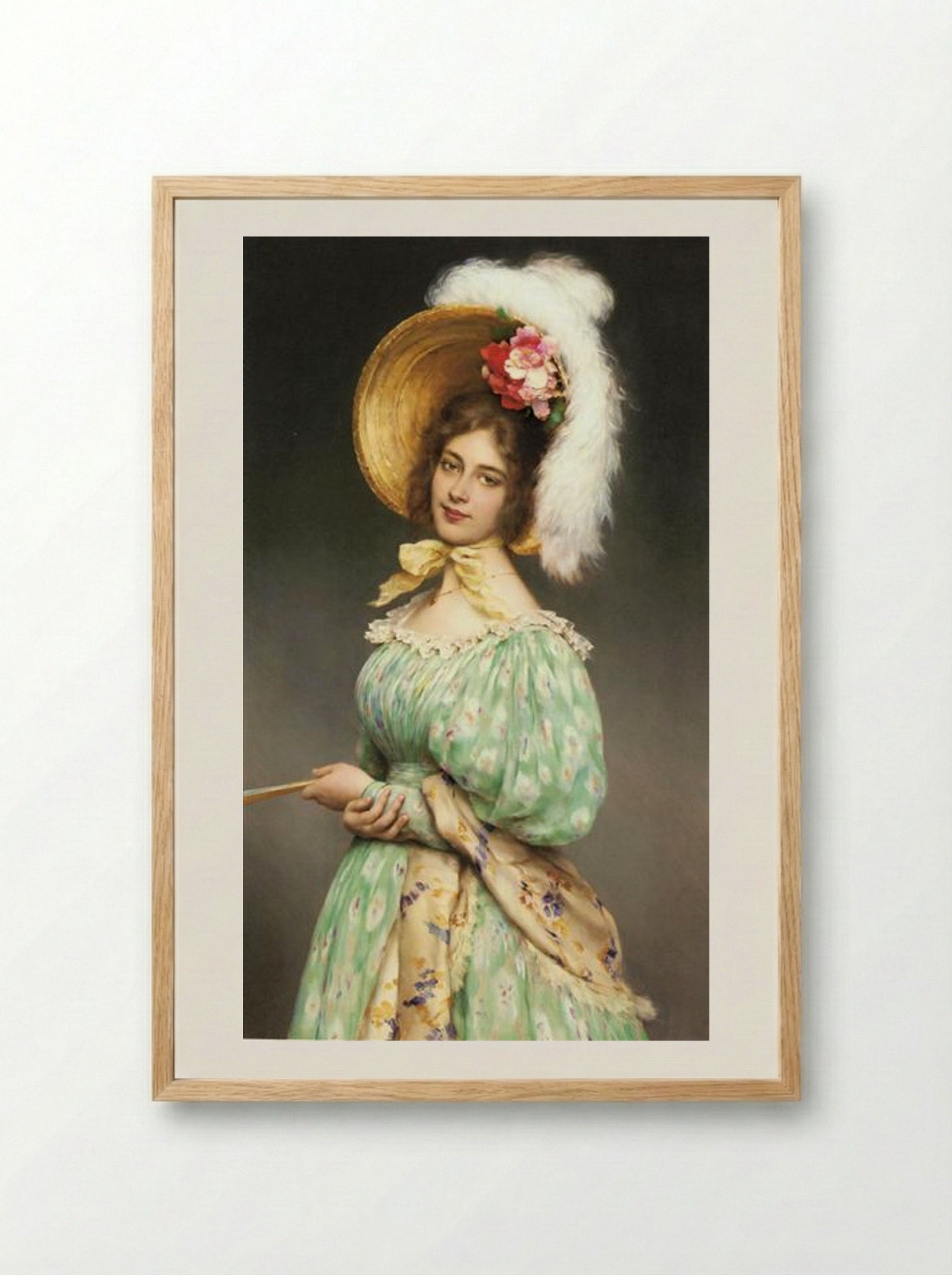 Musette - Eugene de Blaas - Framed Print Wood