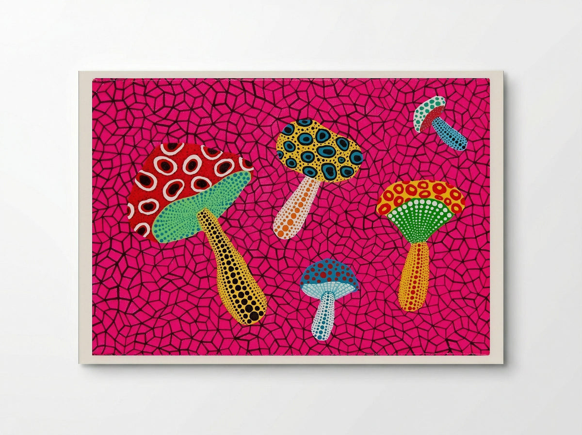 Mushrooms - Yayoi Kusama - Poster