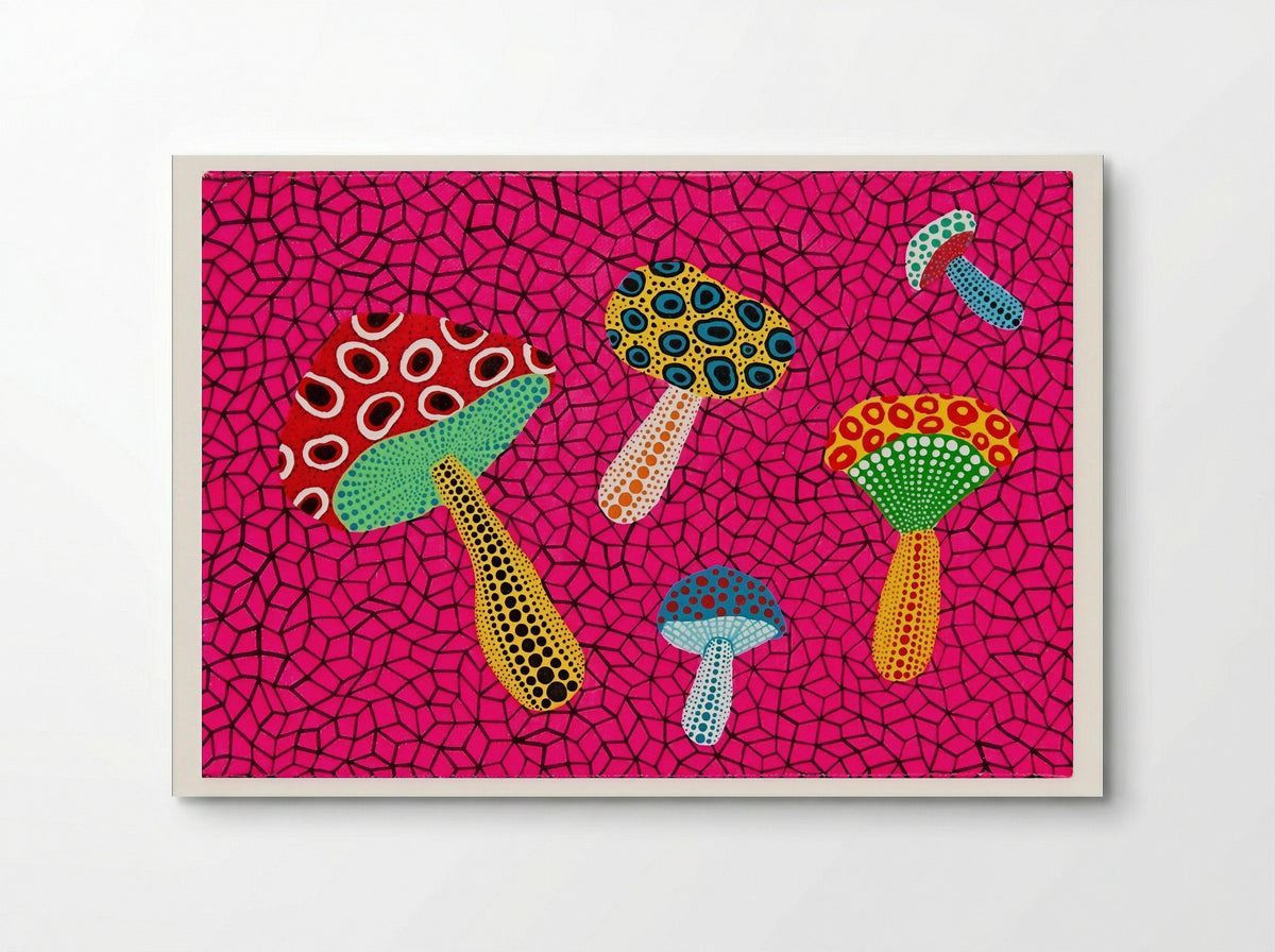 Mushrooms - Yayoi Kusama - Poster