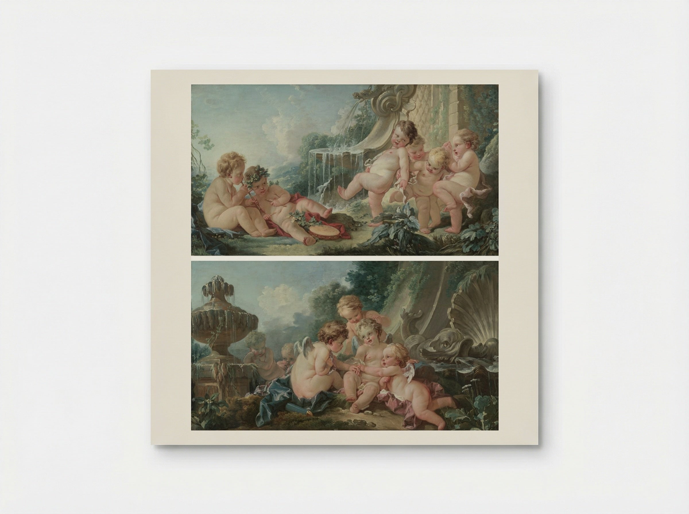 Music and Dance and Cupids in Conspiracy - François Boucher - Poster