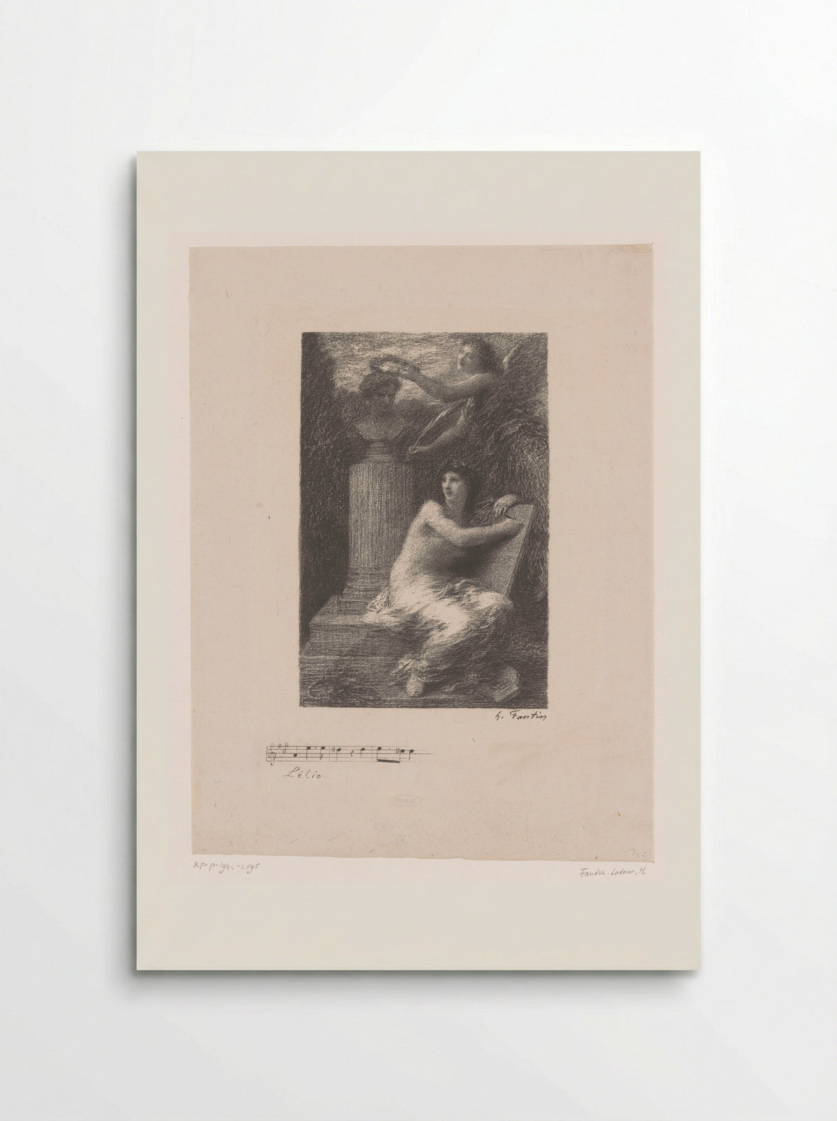 Music and Fame Honoring Hector Berlioz - Henri Fantin-Latour - Poster