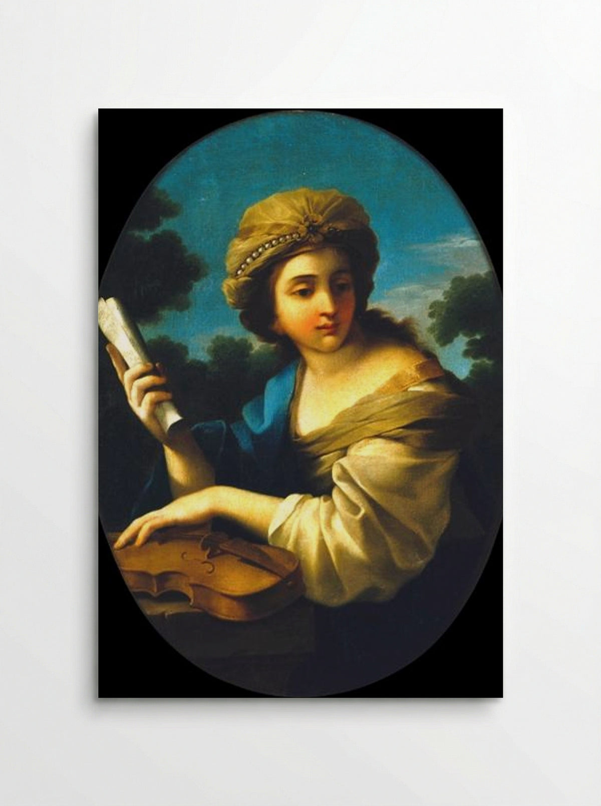 Music's Allegory - Vieira Portuense - Poster
