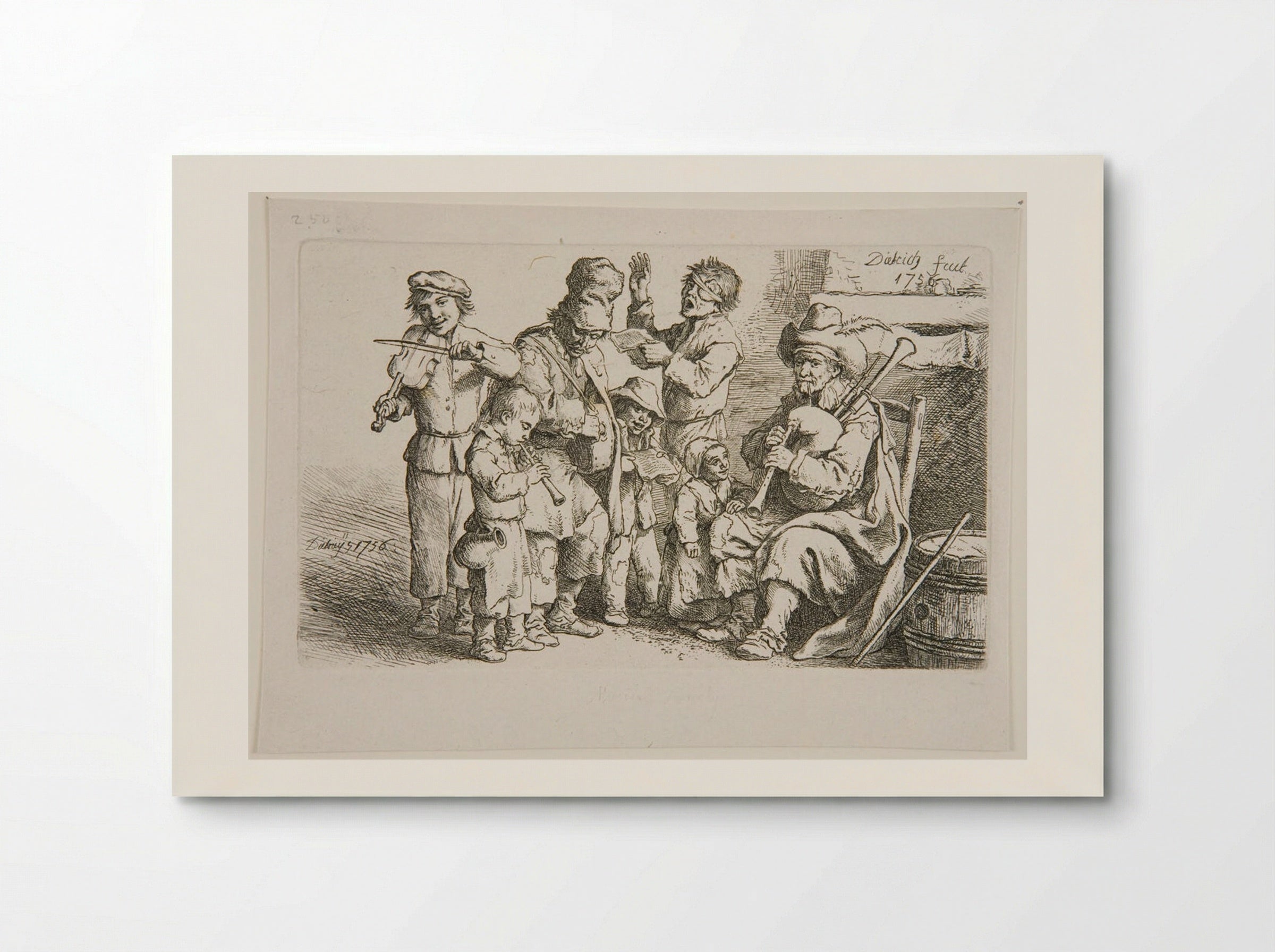 Musical Family - Christian Wilhelm Ernst Dietrich - Poster