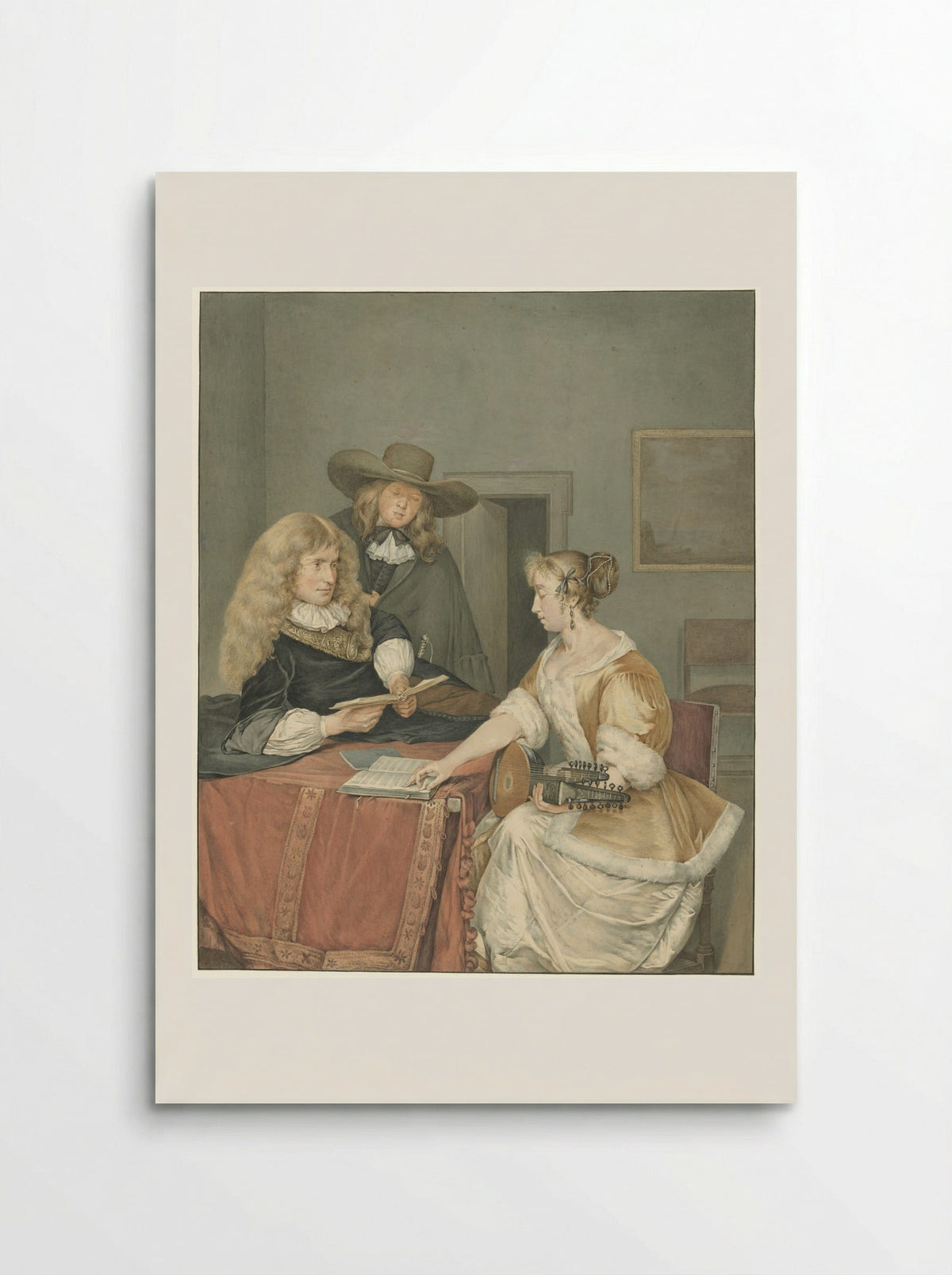 Musicerend gezelschap (Musical Company) - Jacob Willemz. de Vos - Poster