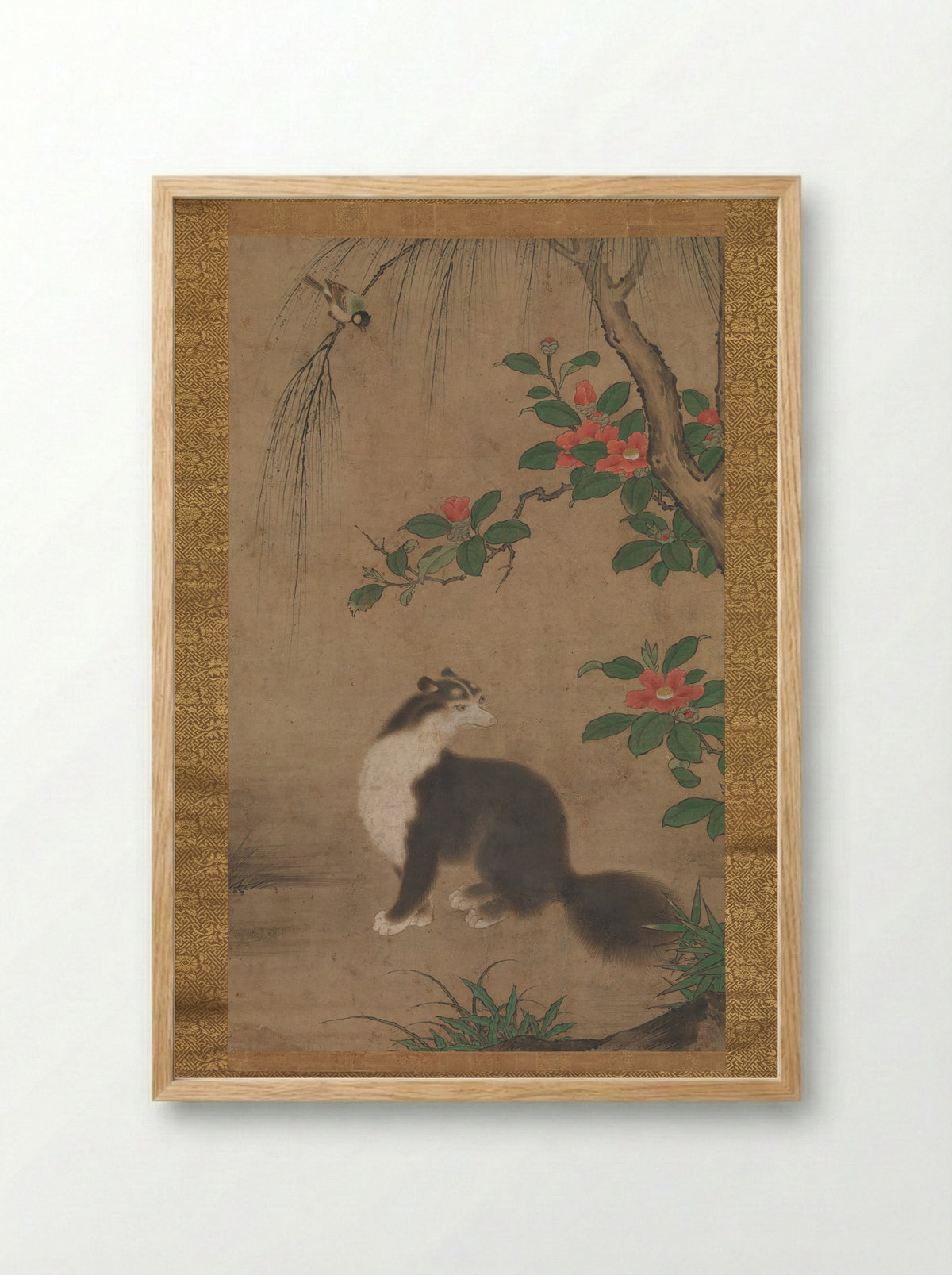 Musk Cat - Uto Gyoshi - Framed Print Wood