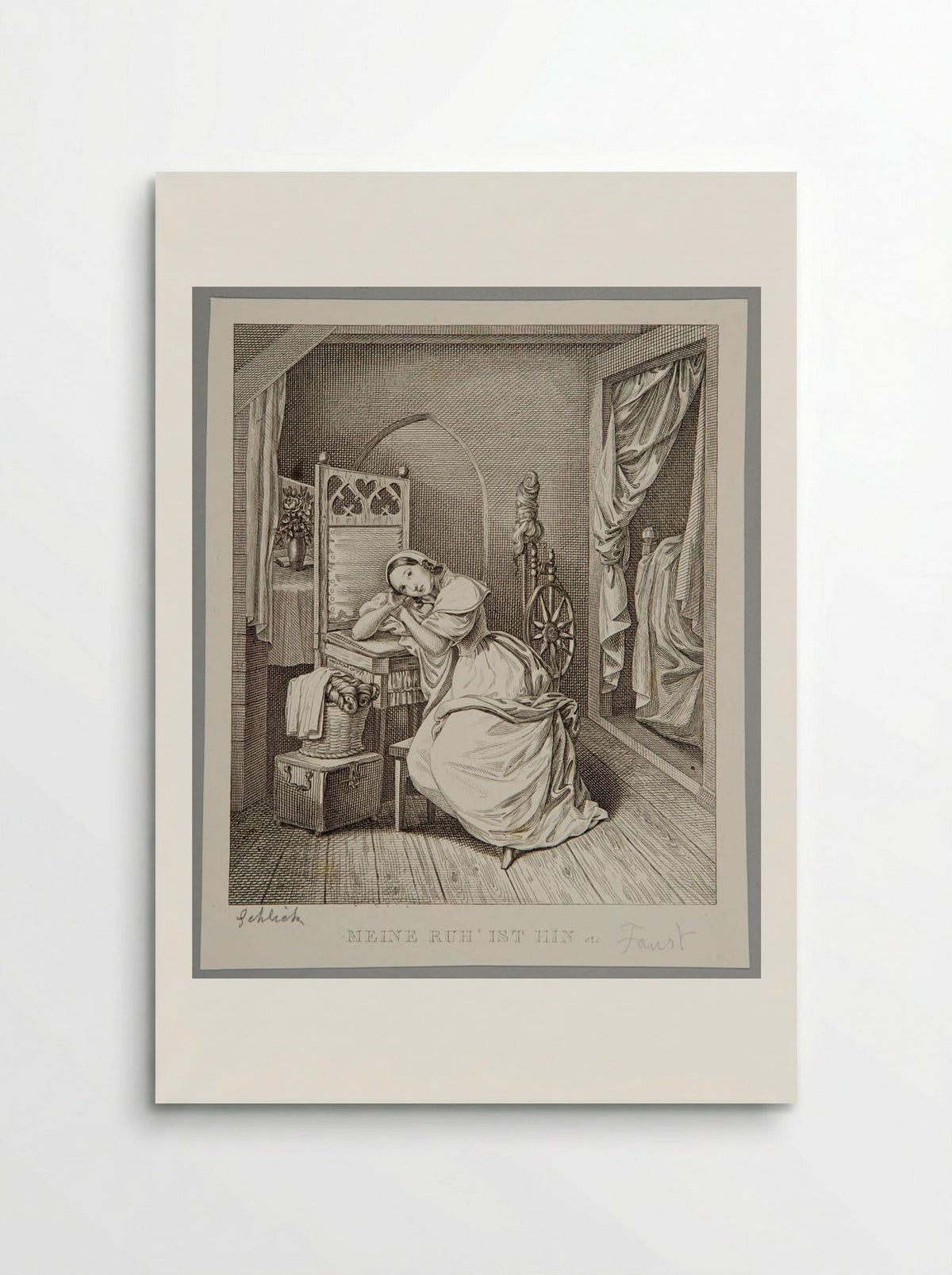 My Peace of Mind is gone - Adolf Hohneck - Poster