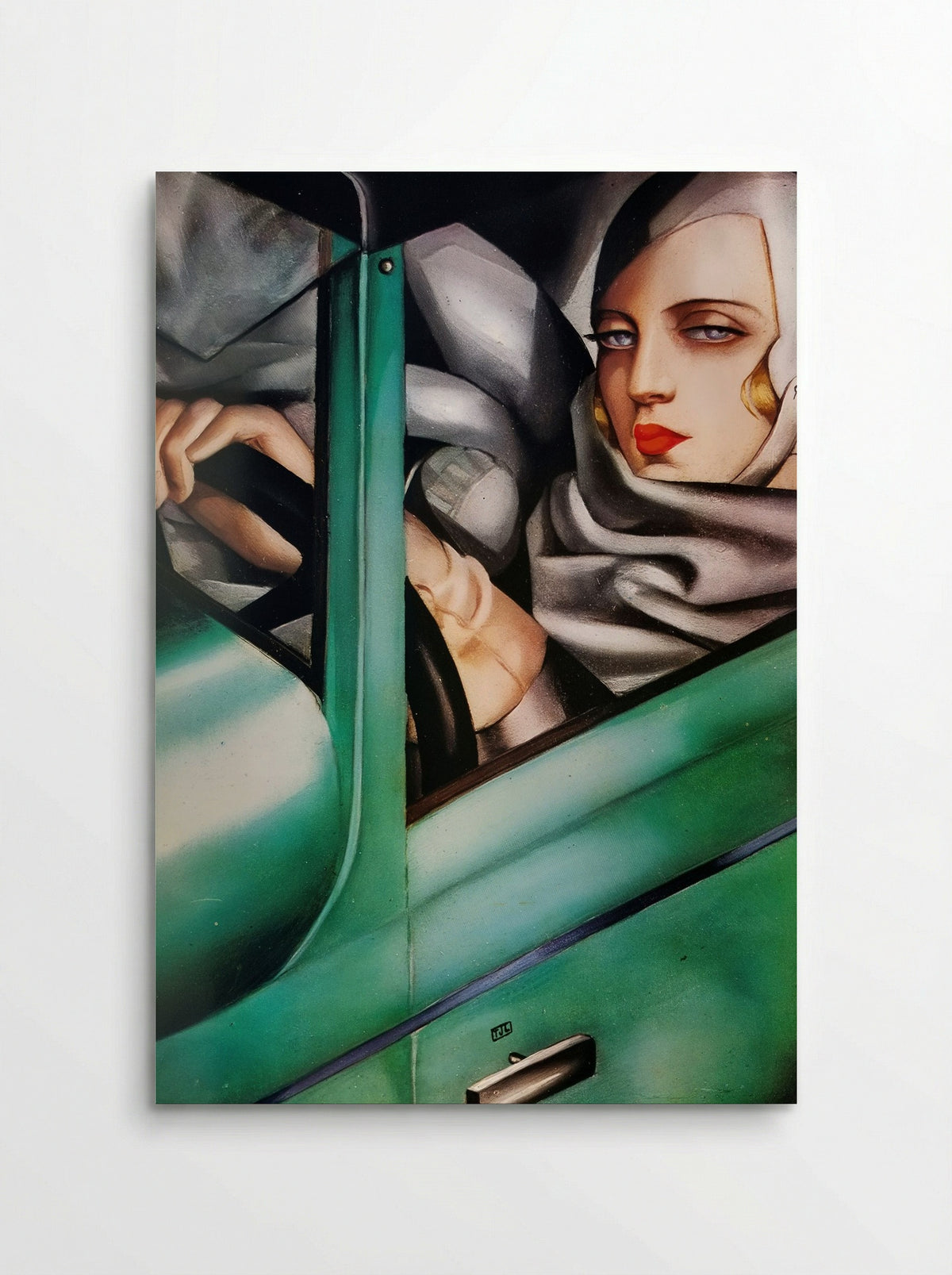 My Portrait (Self-Portrait in the Green Bugatti) - Tamara de Lempicka - Poster