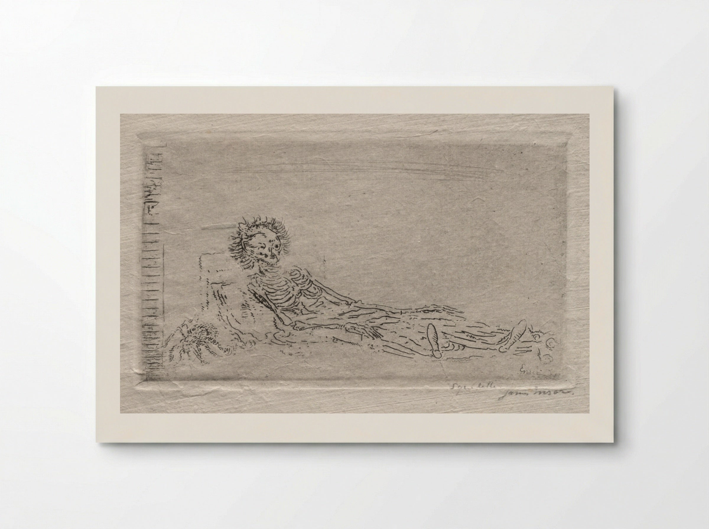 My Portrait in the Year 1960 - James Ensor - Poster