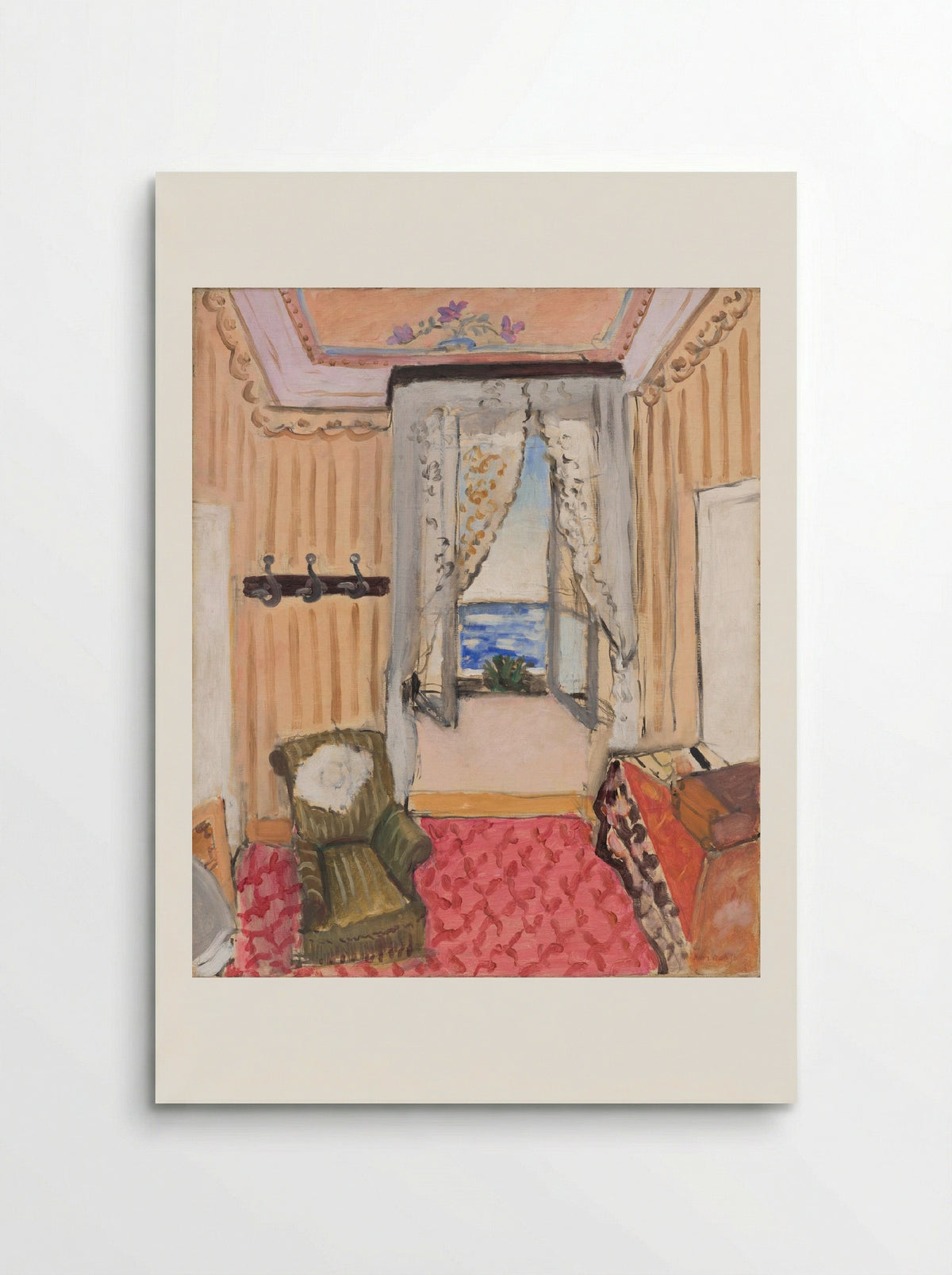 My Room at the Beau-Rivage - Henri Matisse - Poster