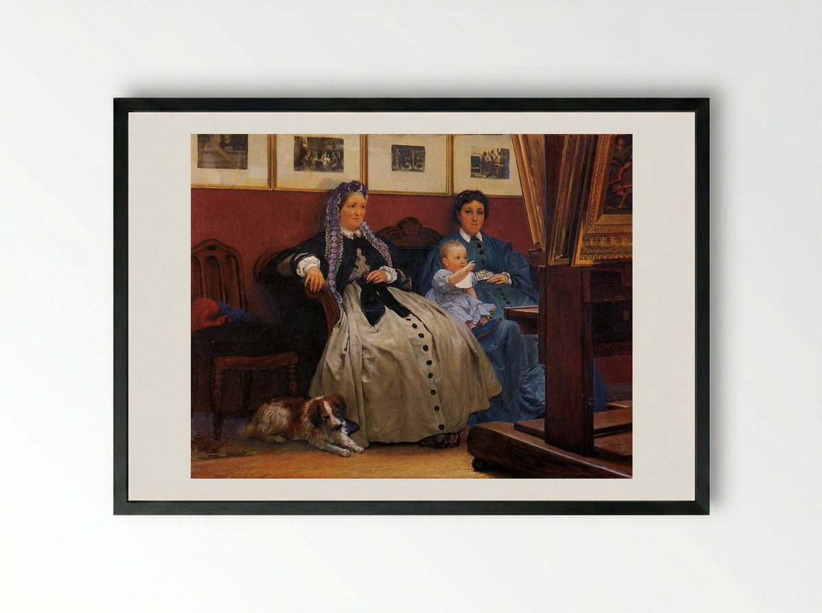 My Studio - Sir Lawrence Alma-Tadema - Framed Print Black