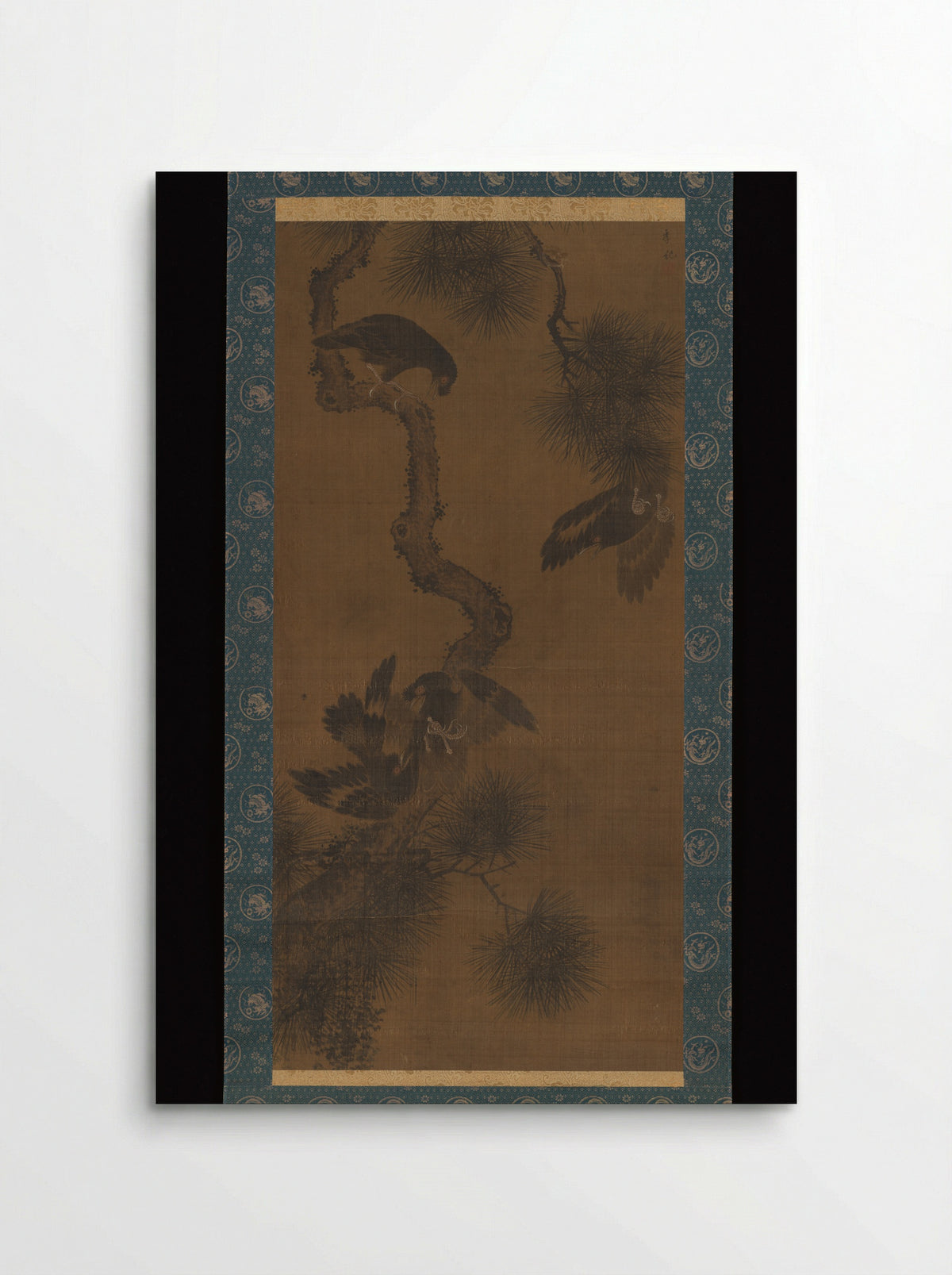 Mynahs on Pine - Yi Gi - Poster