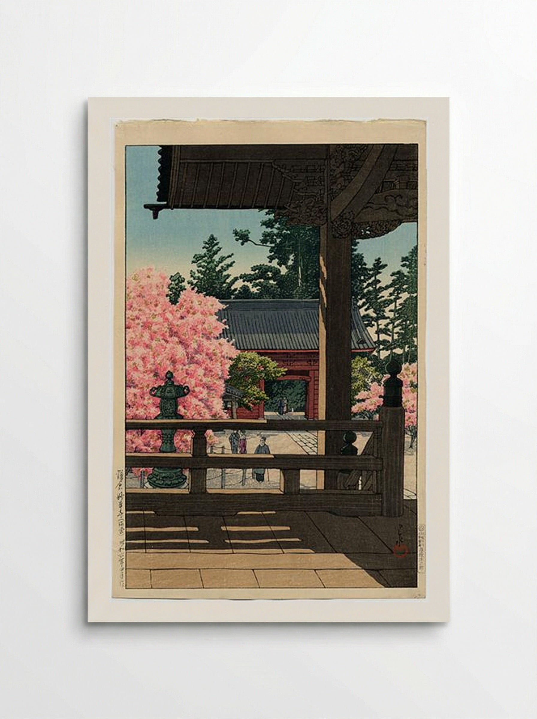 Myohon Temple, Kamakura - Hasui Kawase - Poster