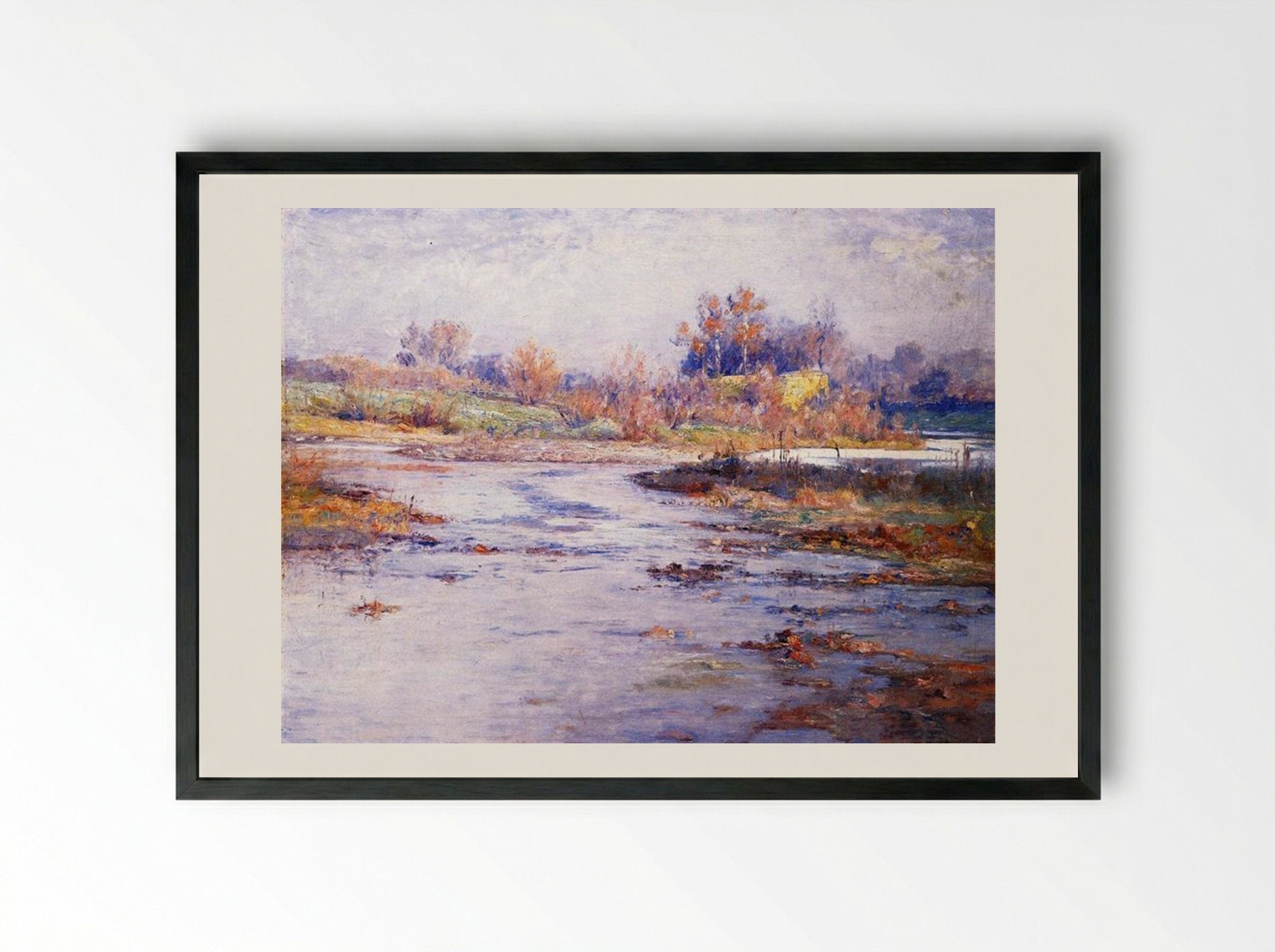 Mysterious - T. C. Steele - Framed Print Black