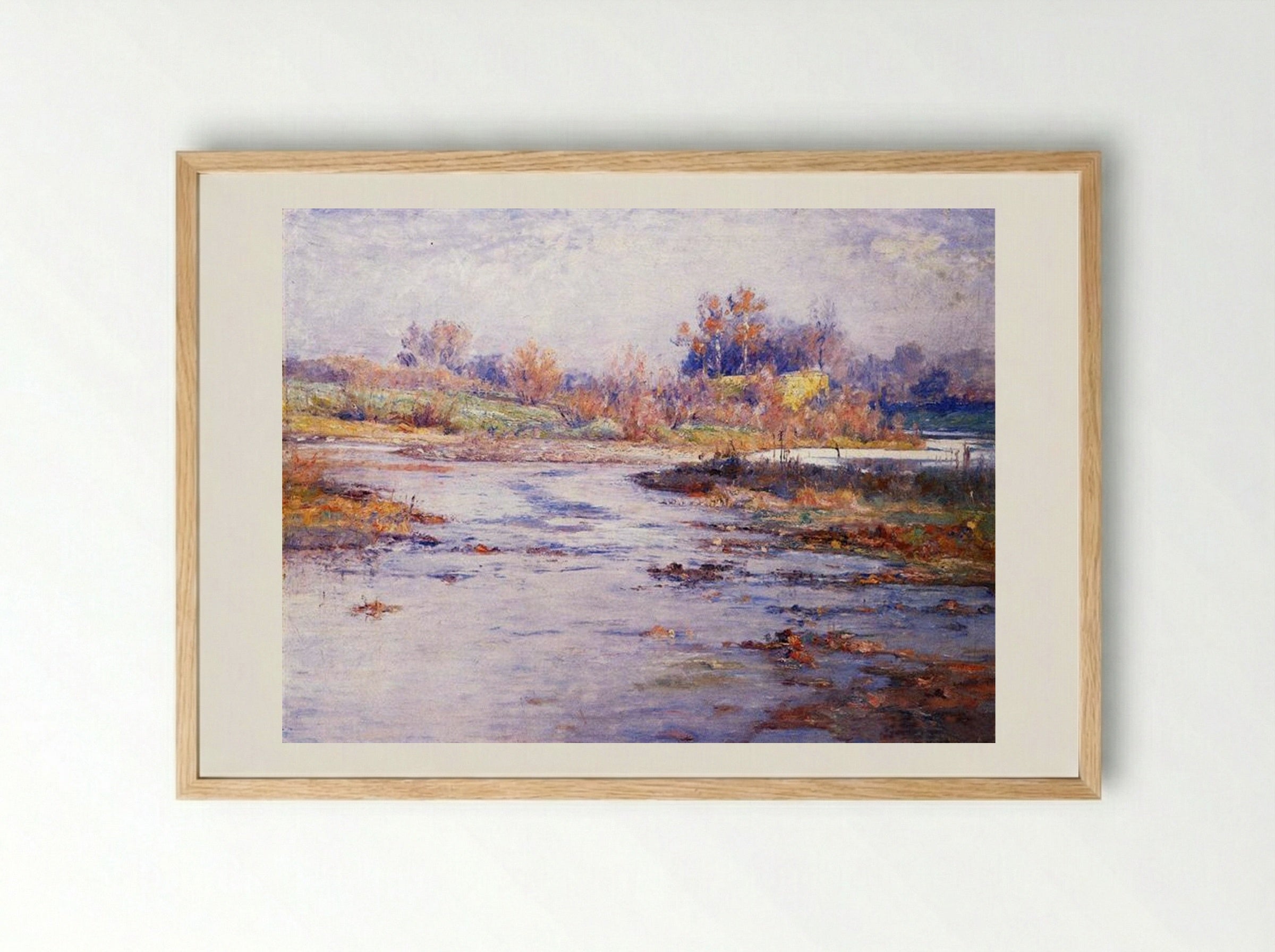 Mysterious - T. C. Steele - Framed Print Wood