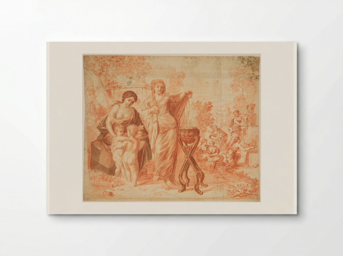 Mythological Scene: The Golden Age (Aetas Aurea) - Gérard de Lairesse - Poster