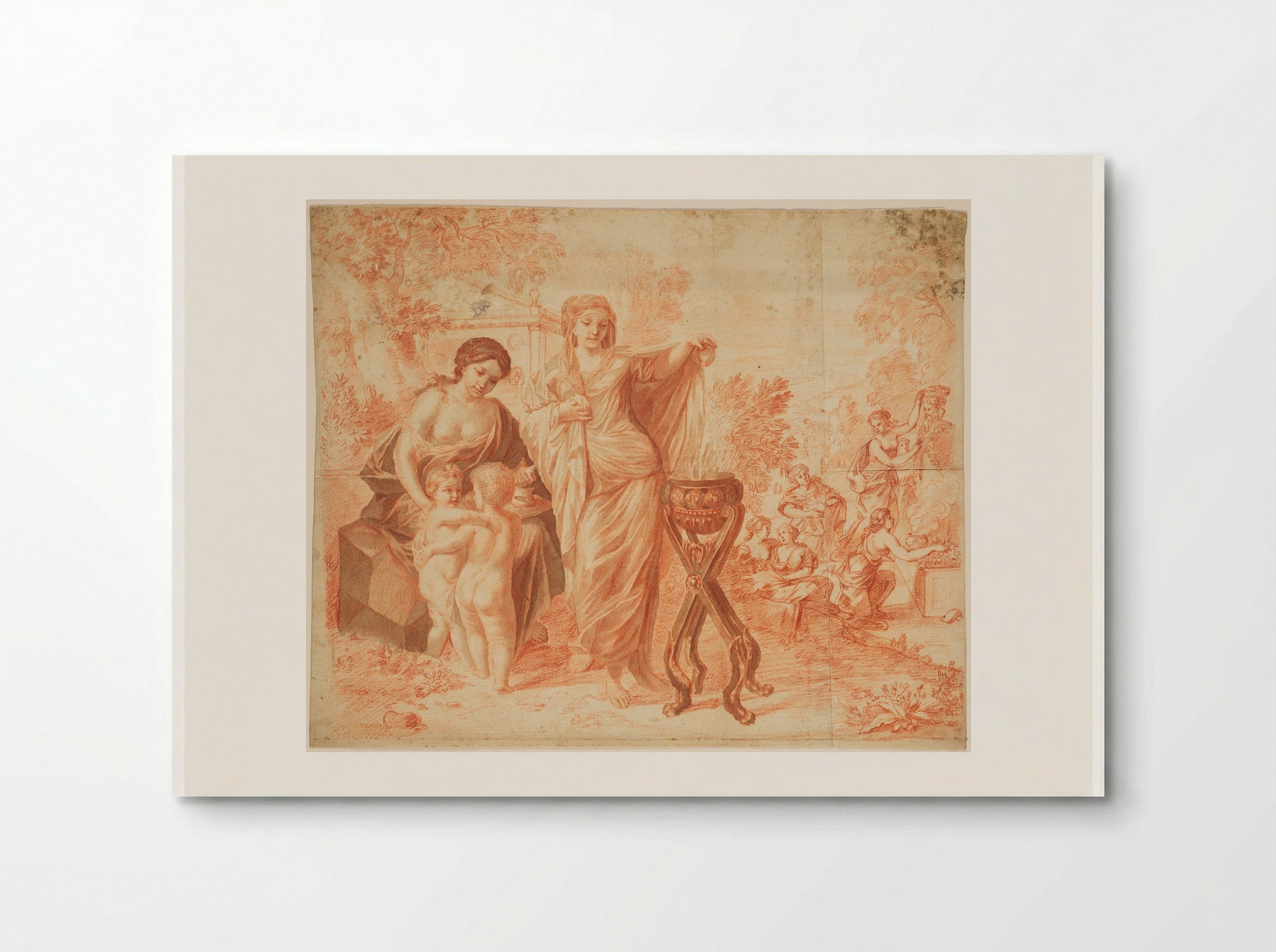 Mythological Scene: The Golden Age (Aetas Aurea) - Gérard de Lairesse - Poster