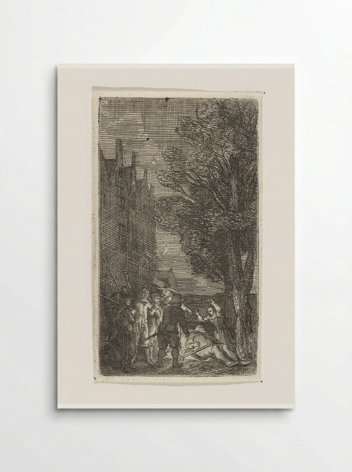 Nachtelijke moord - Samuel van Hoogstraten - Poster
