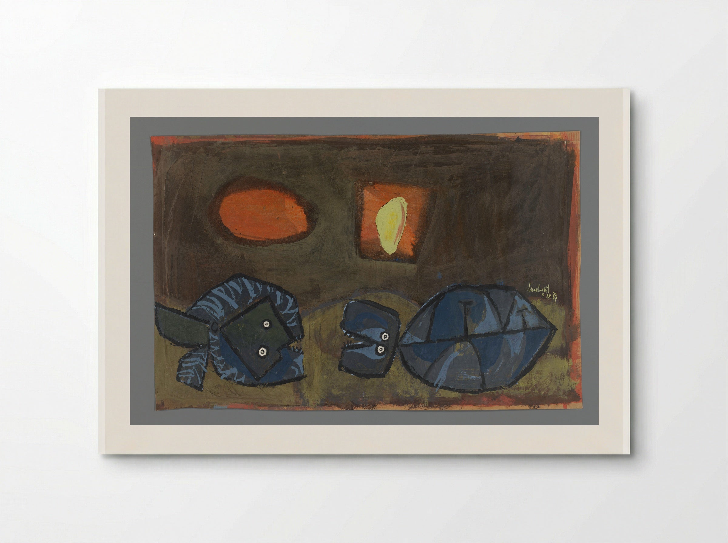 Nachtvis (Night Fish) - Lucebert - Poster
