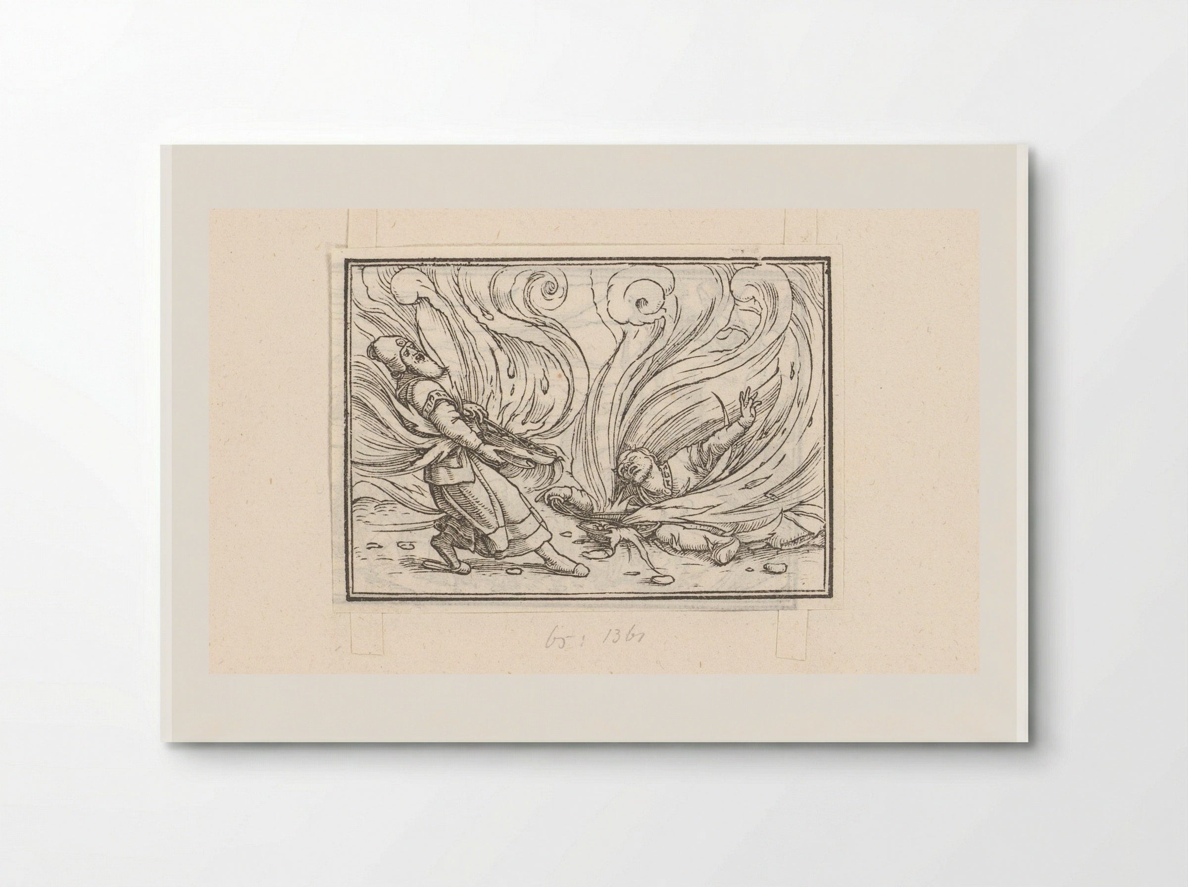 Nadab and Abihu Consumed by Fire - Veit Rudolf Specklin - Poster