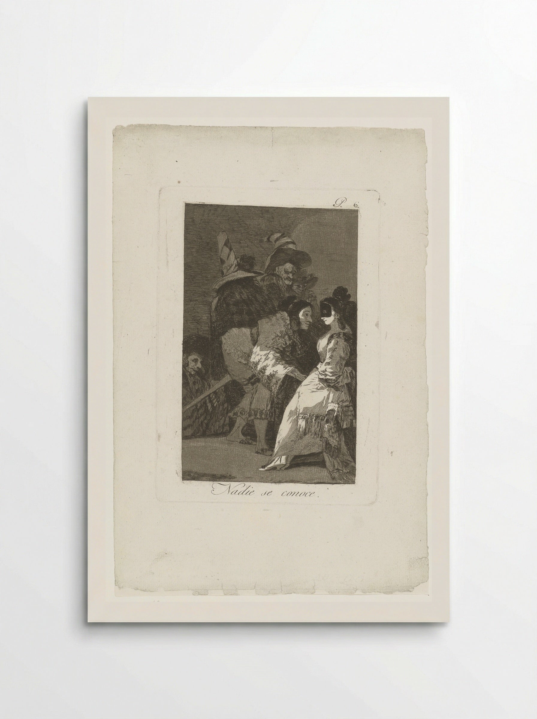 Nadie se conoce - Francisco de Goya - Poster