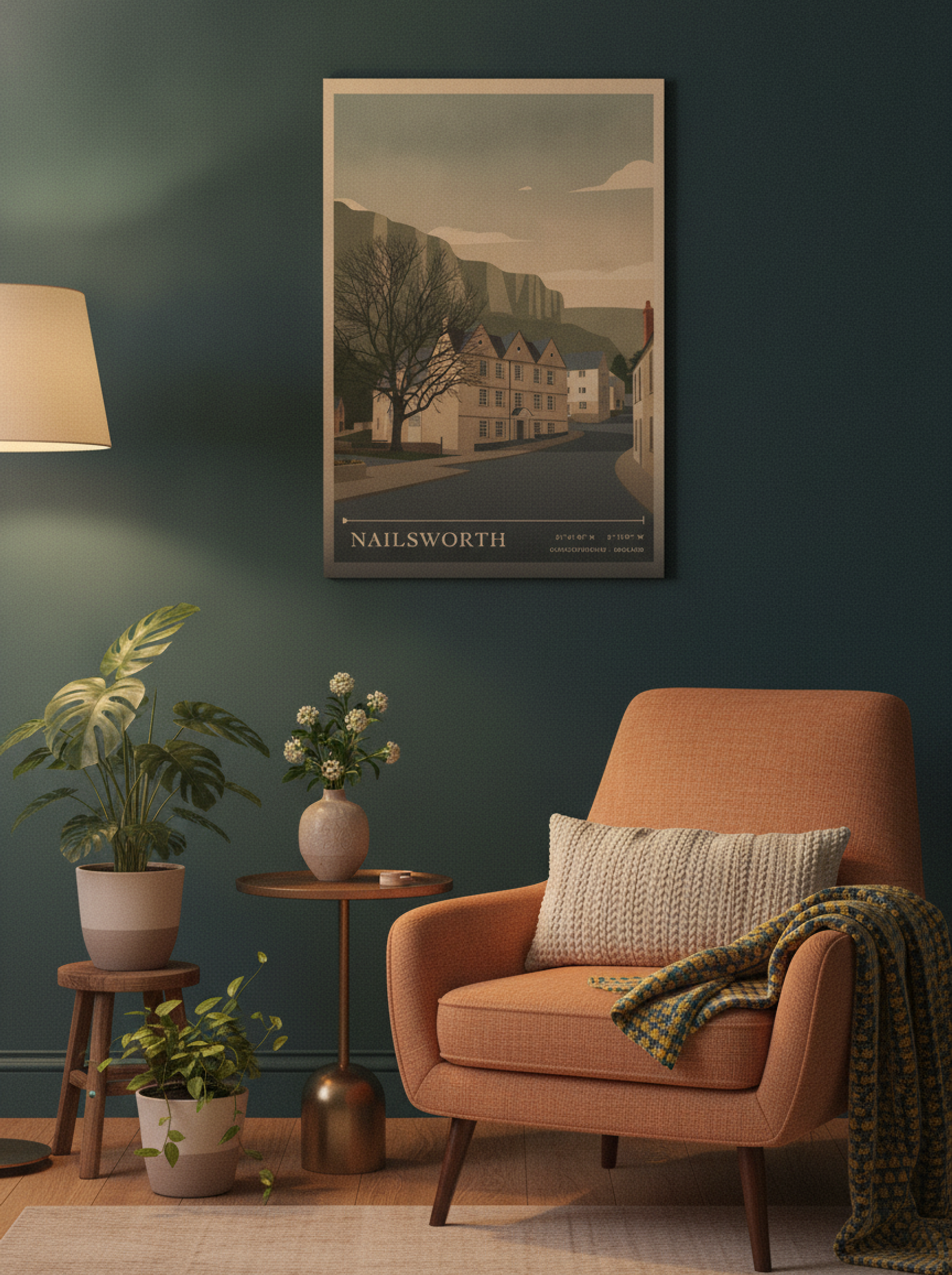 Nailsworth Gloucestershire England Travel Poster - Lifestyle