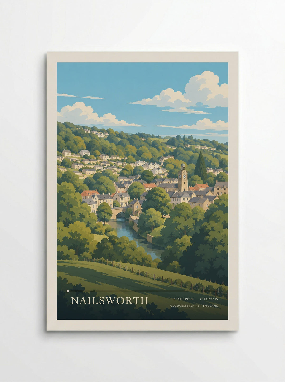 Nailsworth, Gloucestershire | Travel Poster - Poster