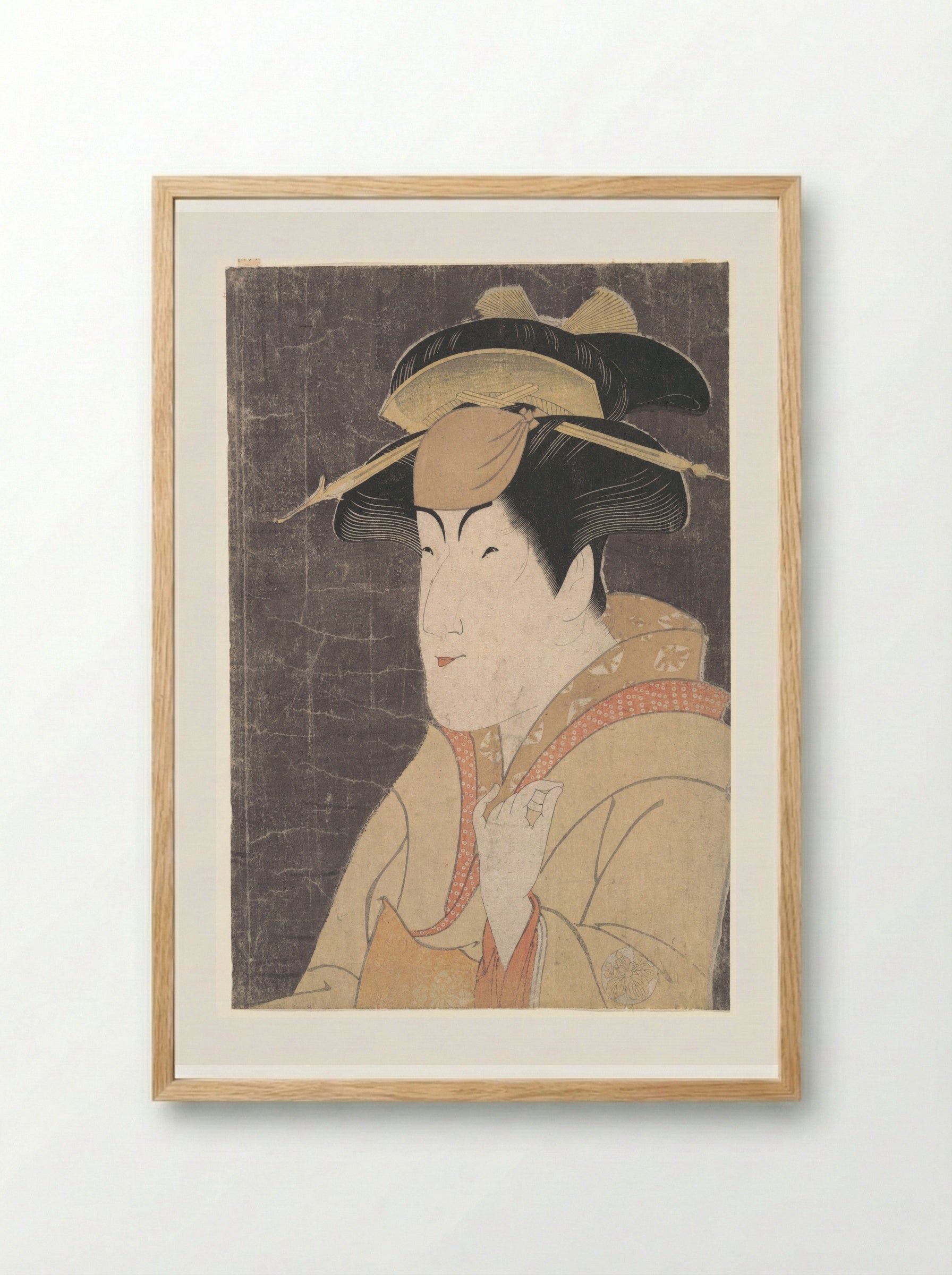 Nakayama Tomisaburō as Miyagino - Tōshūsai Sharaku - Framed Print Wood