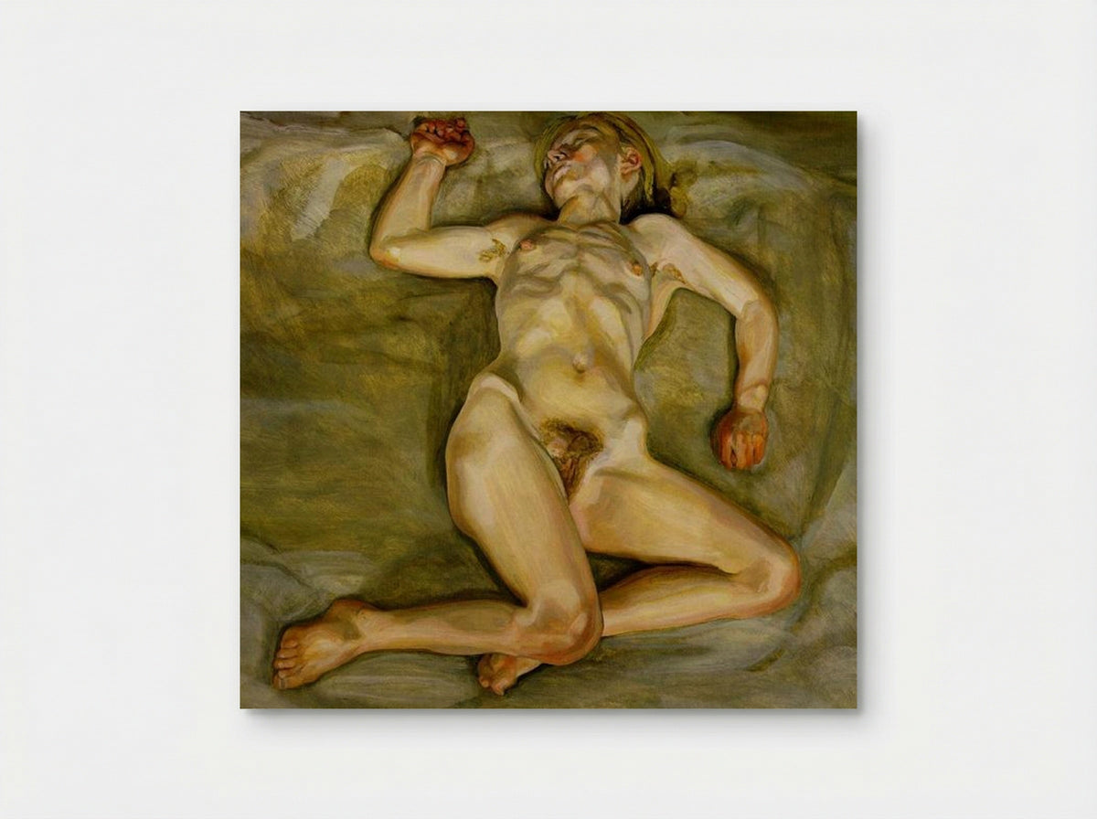 Naked Girl Asleep II - Lucian Freud - Poster