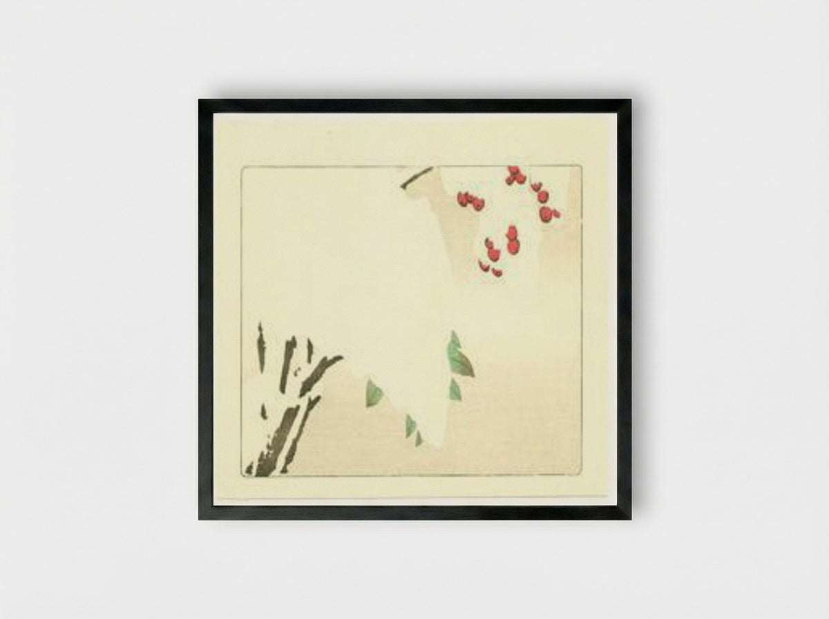 Nandin Tree - Hana Kurabe - Framed Print Black