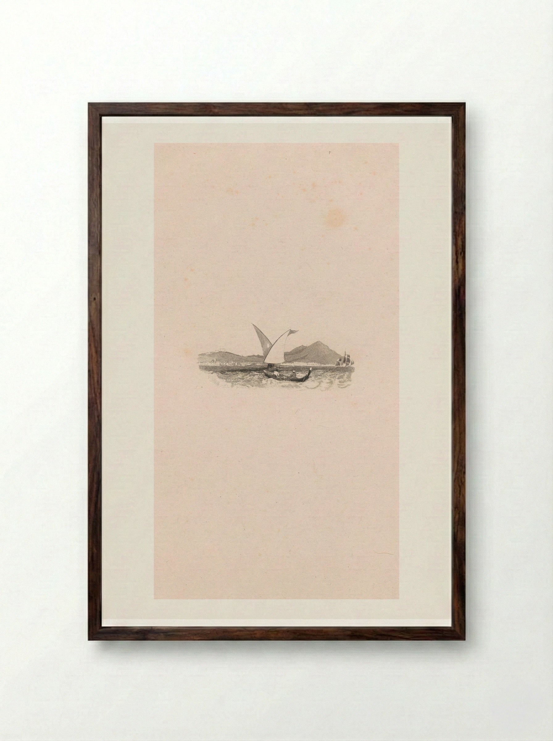 Naples - Edward Goodall - Framed Print Dark Wood