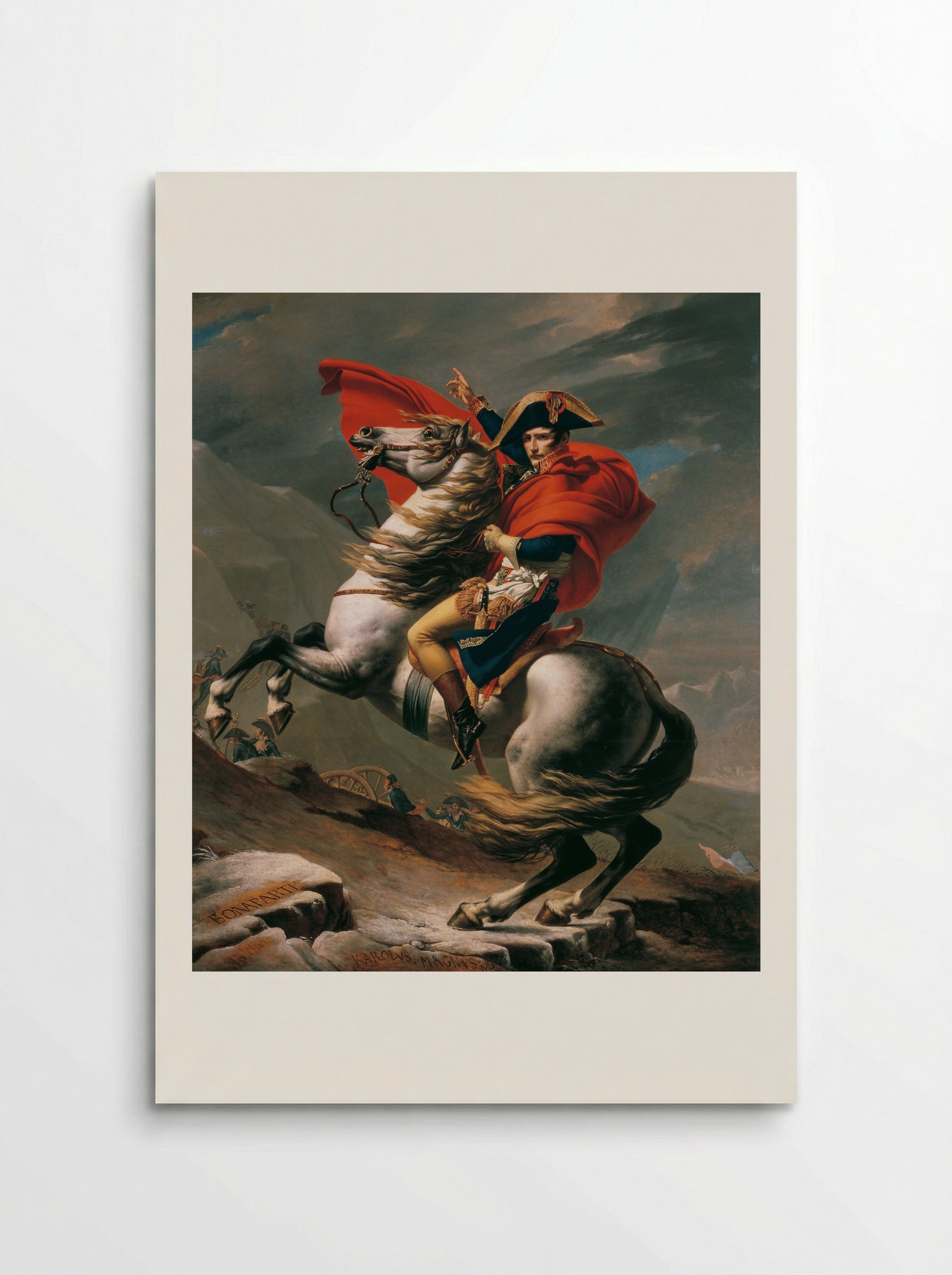 Napoleon Crossing the Alps - Jacques-Louis David - Poster
