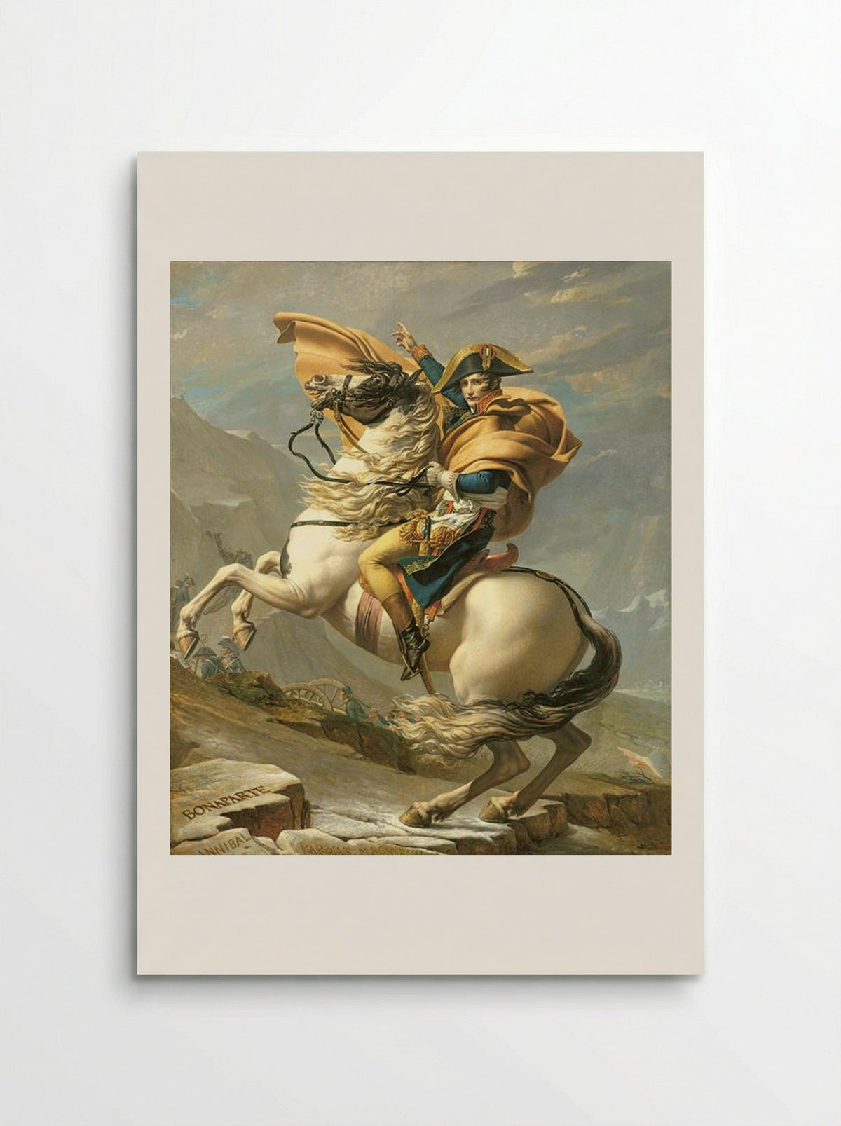 Napoleon Crossing the Alps - Jacques-Louis David - Poster